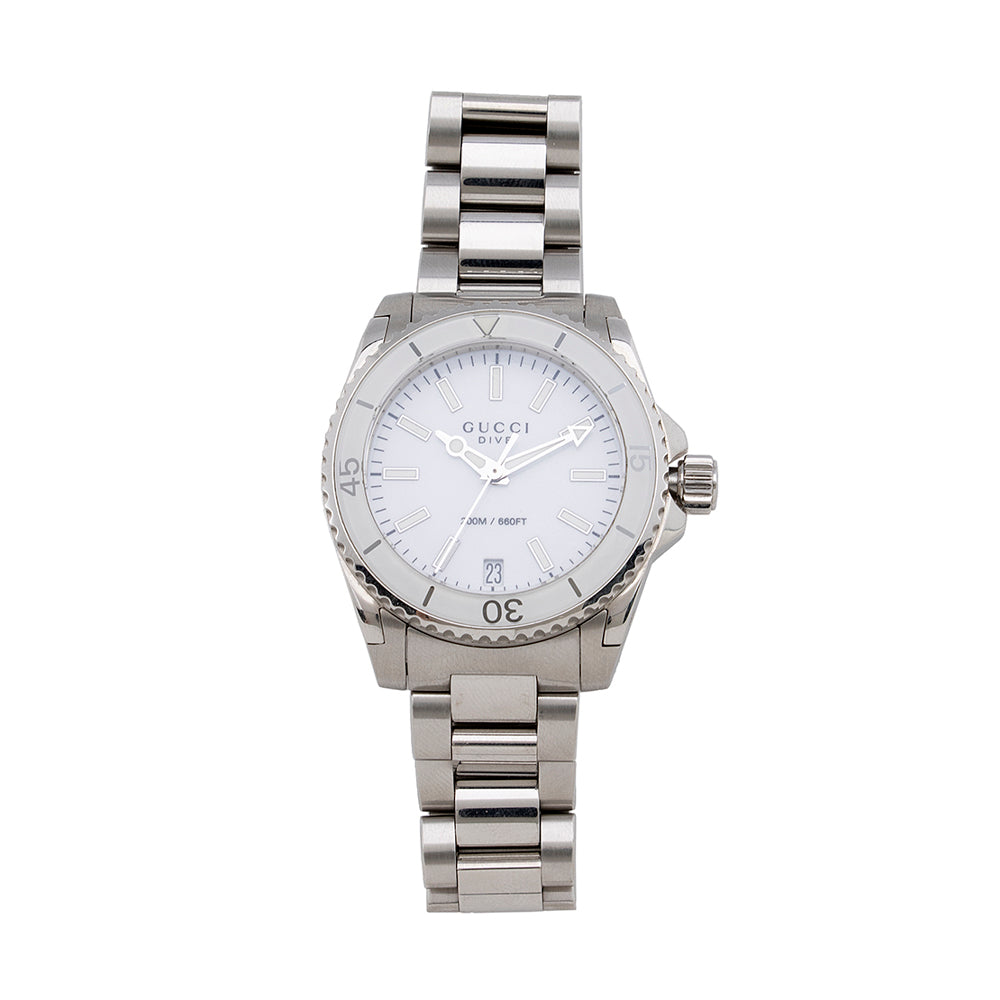 Gucci Stainless Steel Dive Watch (SHF-22001)
