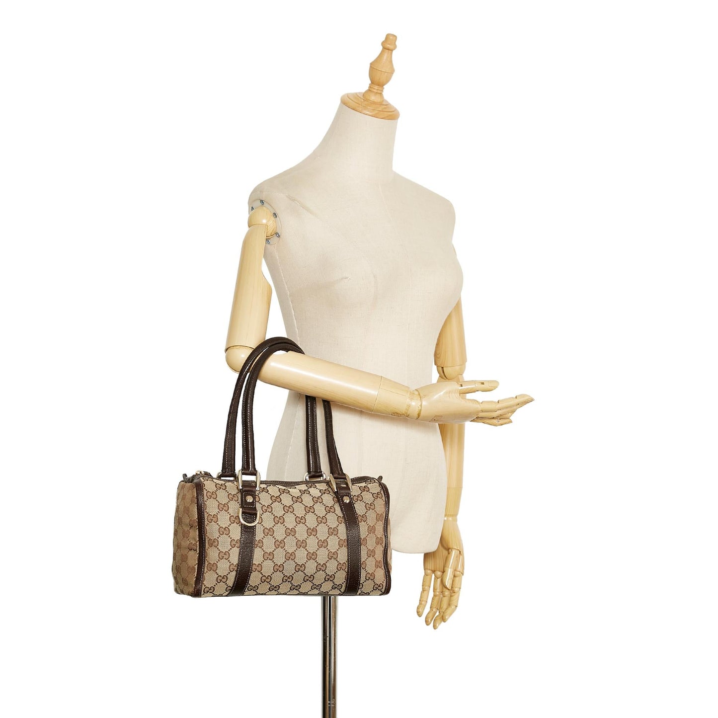 Gucci GG Canvas Abbey Boston Bag (SHG-rlWBgS)