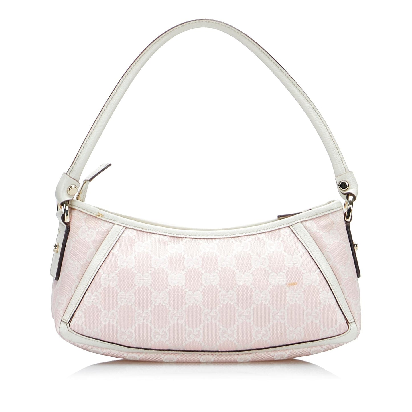 Gucci GG Canvas Abbey D-Ring Baguette (SHG-O6AhCn)