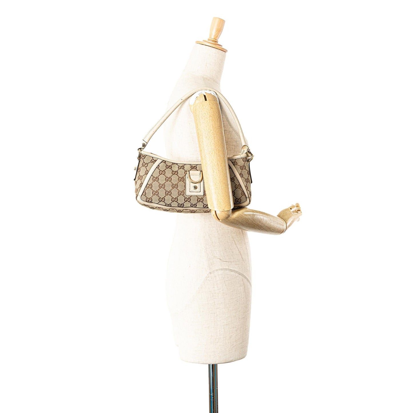 Gucci GG Canvas Abbey D Ring Pochette