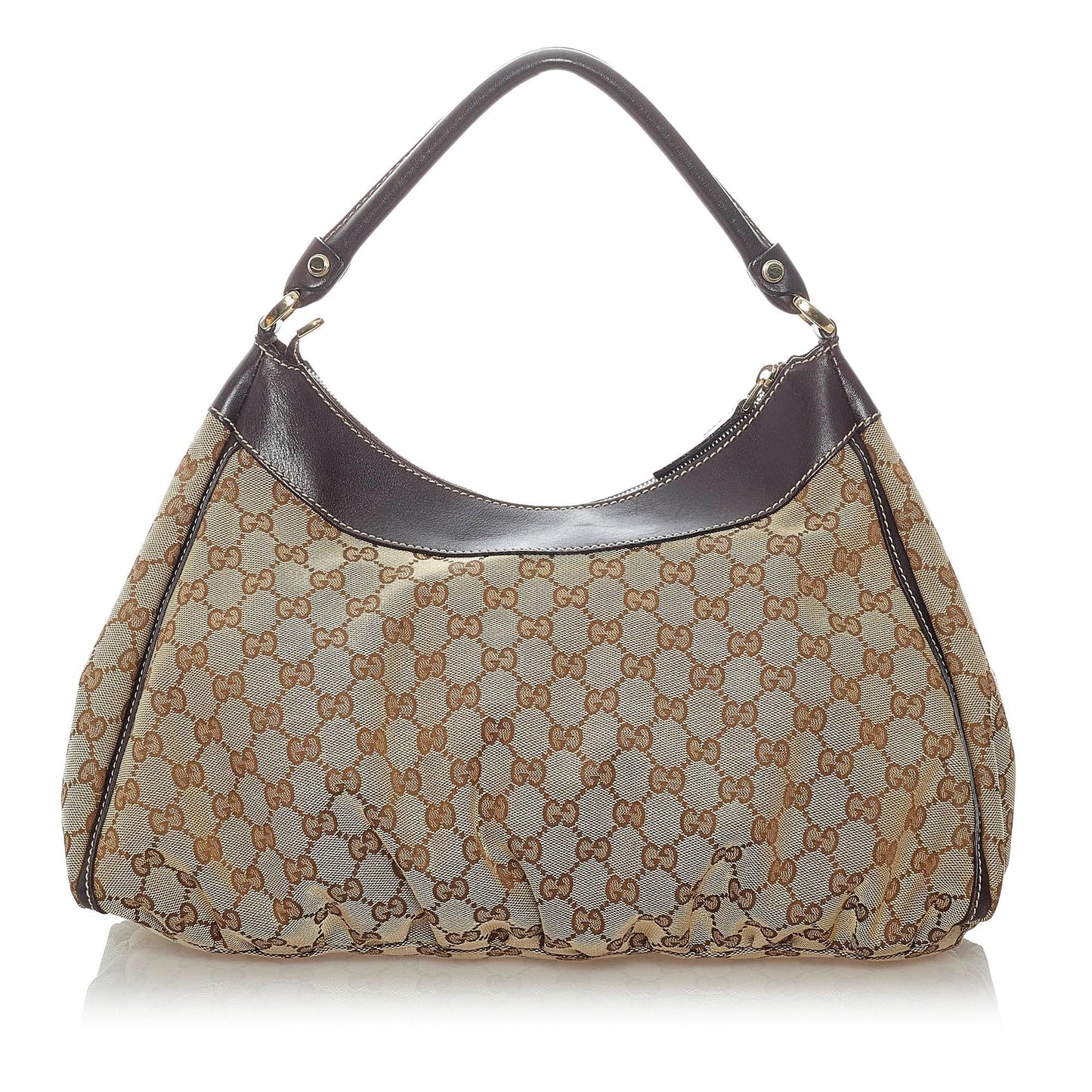 Gucci GG Canvas Abbey D-Ring Shoulder Bag (SHG-31464)