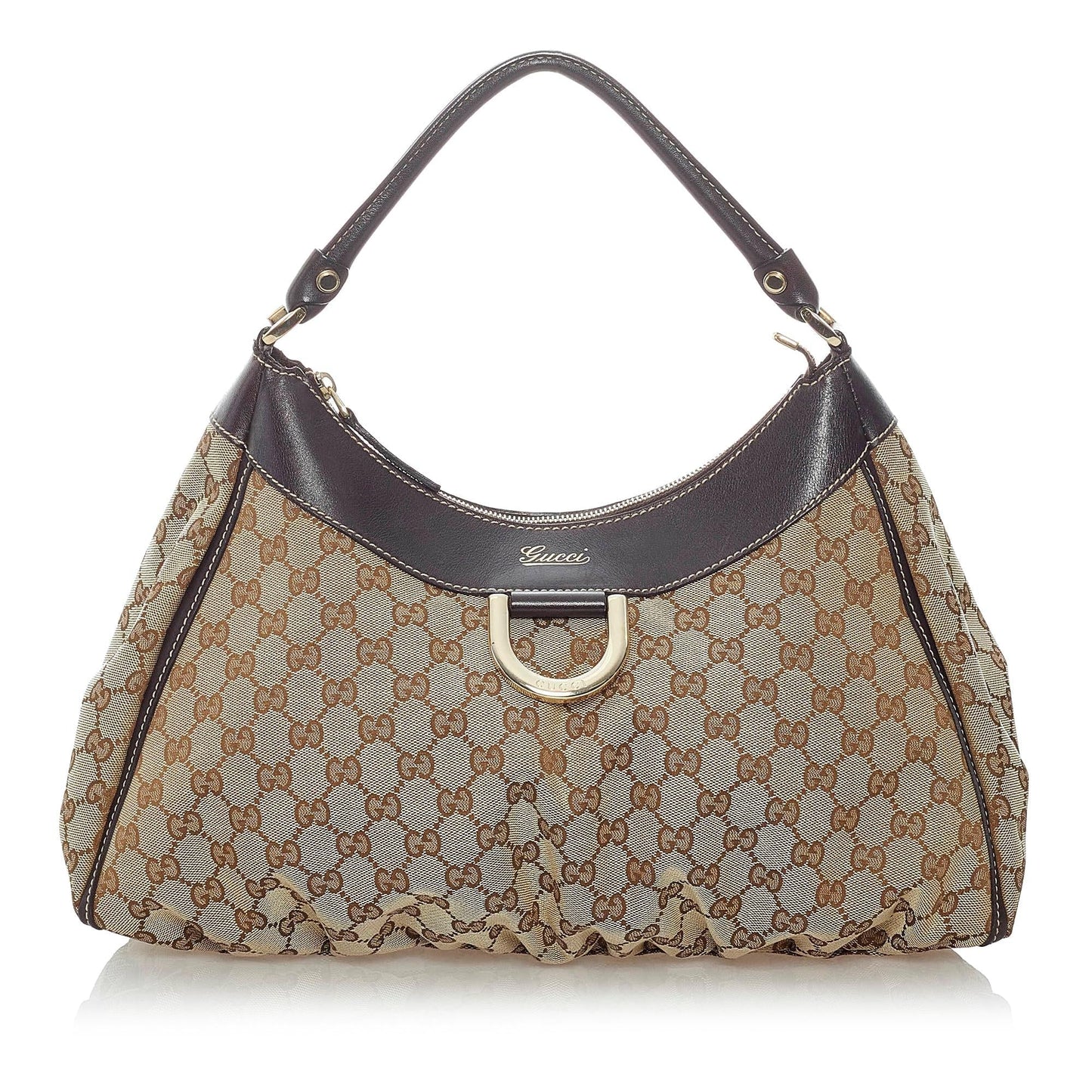 Gucci GG Canvas Abbey D-Ring Shoulder Bag (SHG-31464)
