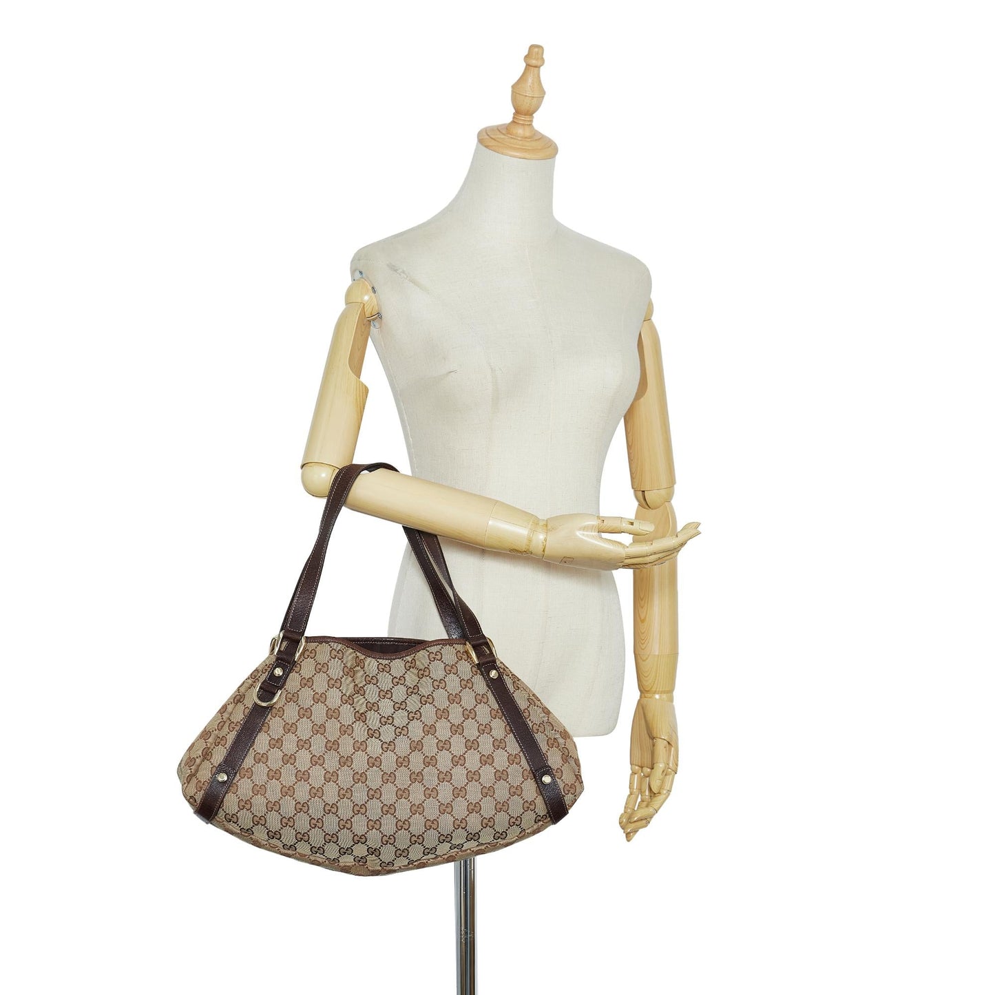 Gucci GG Canvas Abbey D-Ring Shoulder Bag (SHG-u9ecID)