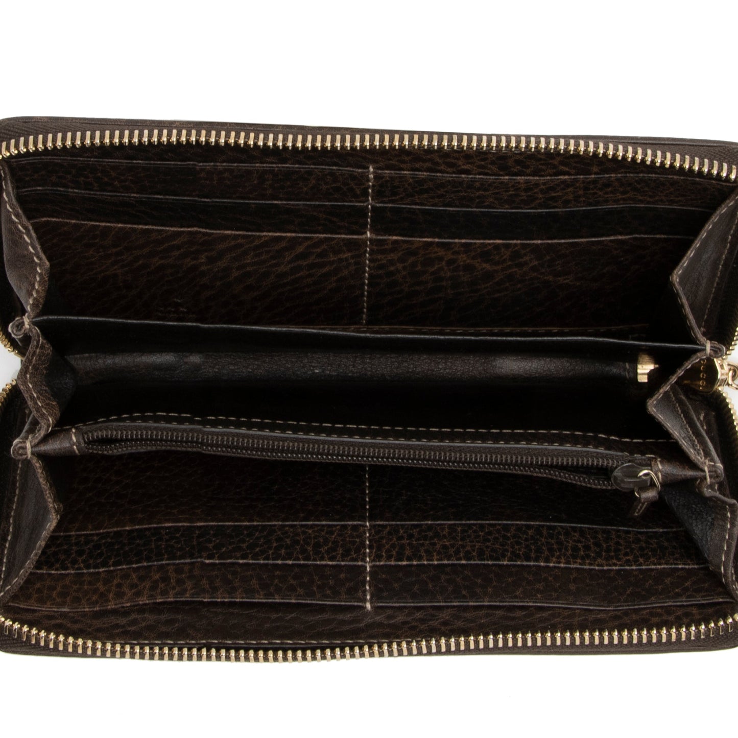 Gucci GG Canvas Bamboo Tassel Zip Around Wallet (SHF-Zzfb3m)
