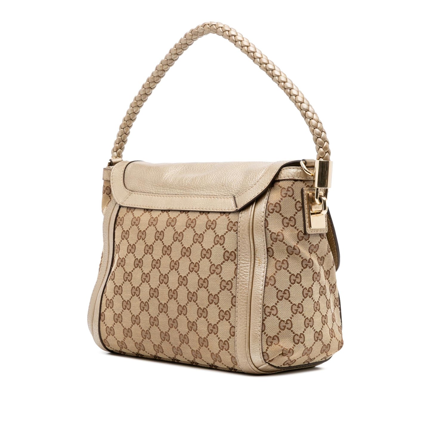 Gucci GG Canvas Bella Flap Satchel