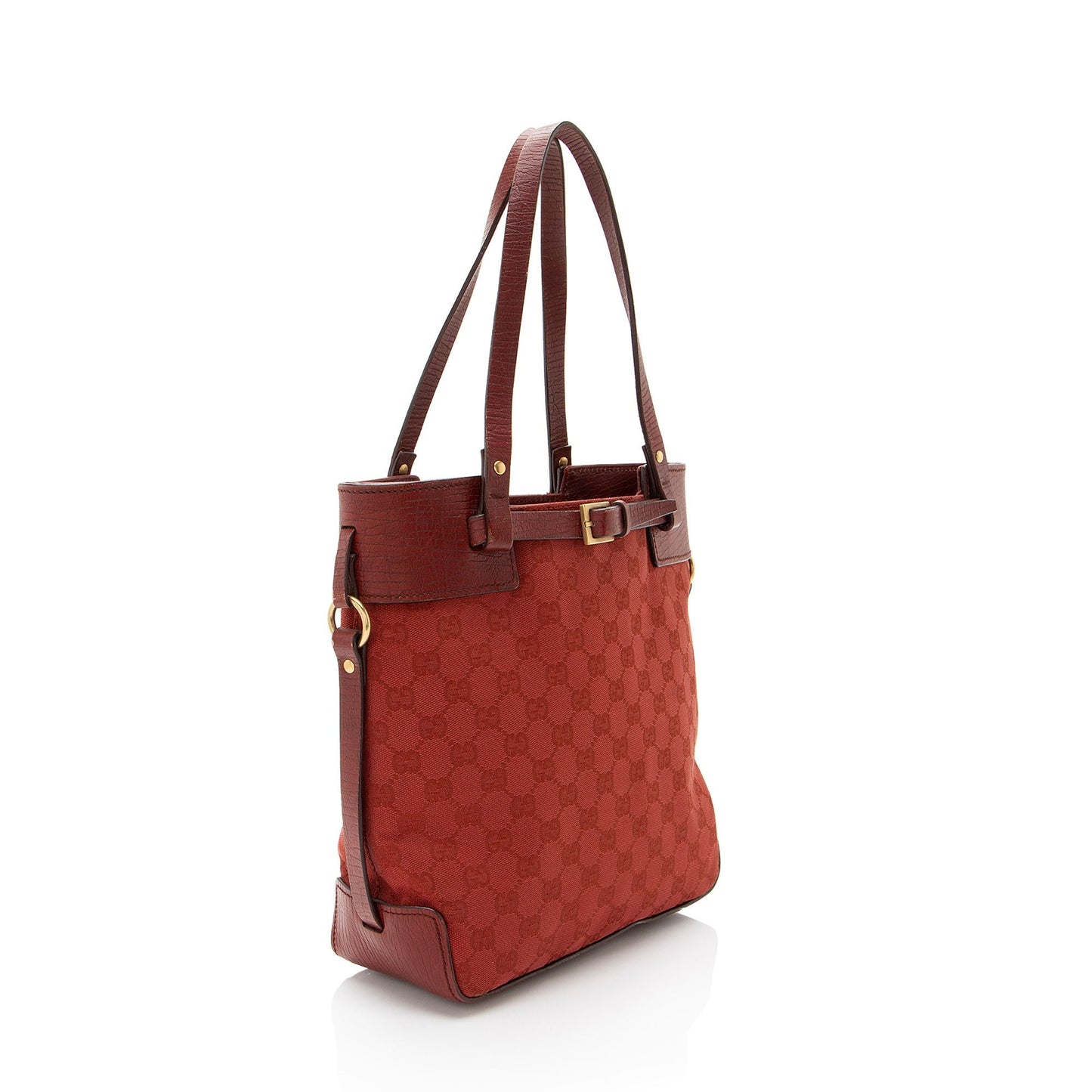 Gucci GG Canvas Belted Tote