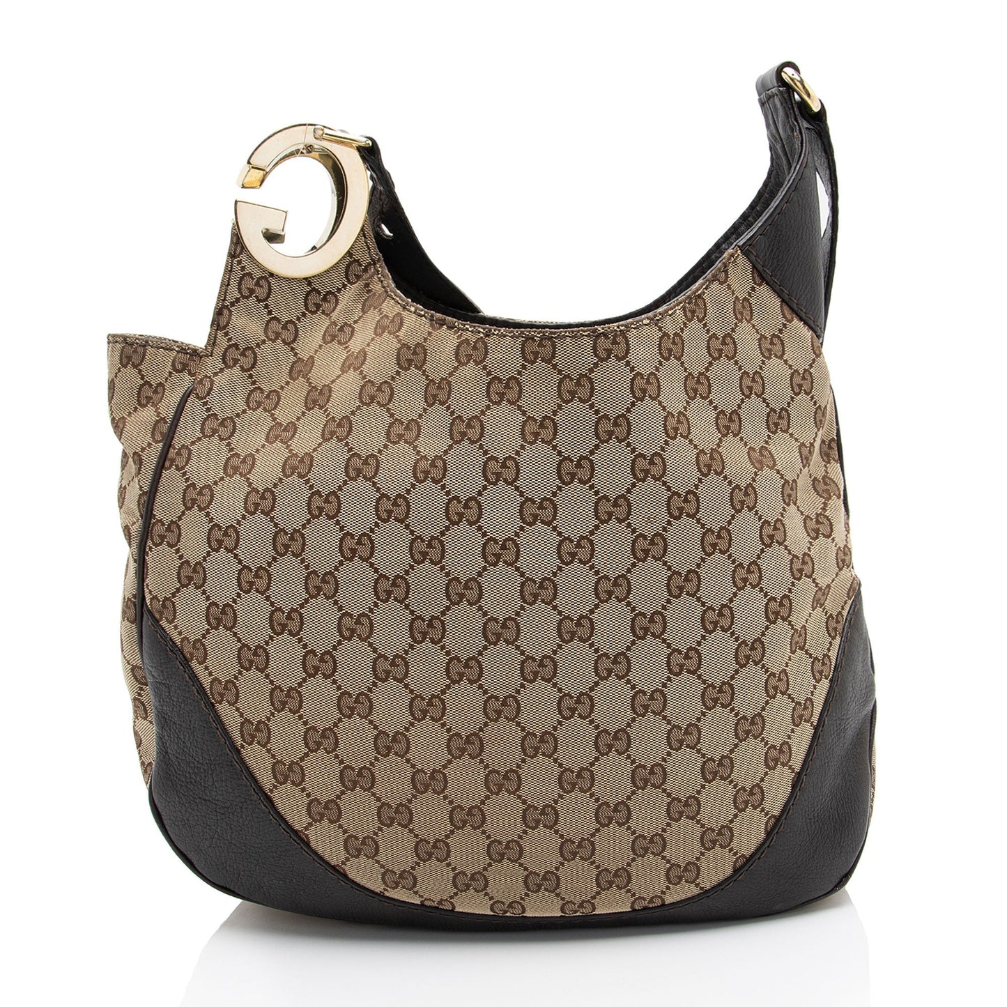 Gucci GG Canvas Charlotte Medium Shoulder Bag (SHF-2fr7e3)