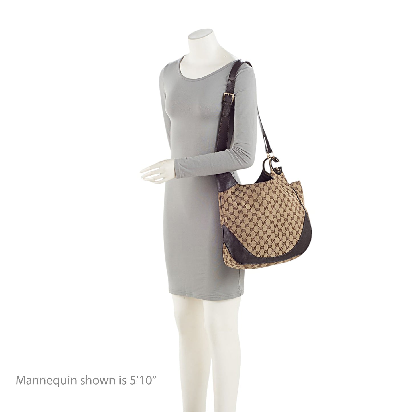 Gucci GG Canvas Charlotte Medium Shoulder Bag (SHF-2fr7e3)