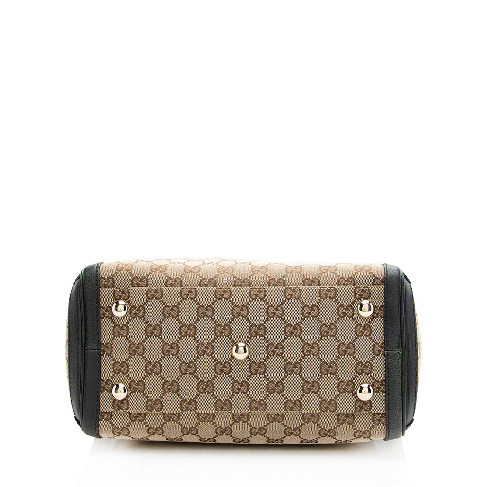 Gucci GG Canvas Charm Medium Tote (SHF-19899)