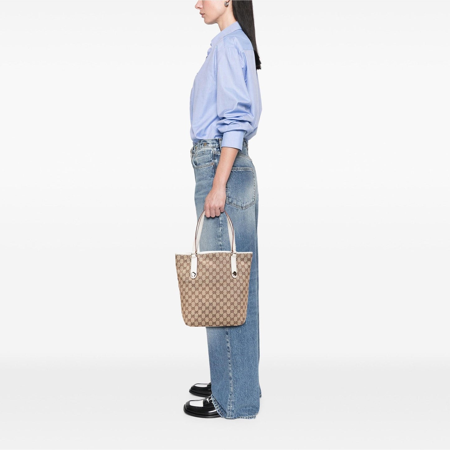 Gucci GG Canvas Charmy Tote