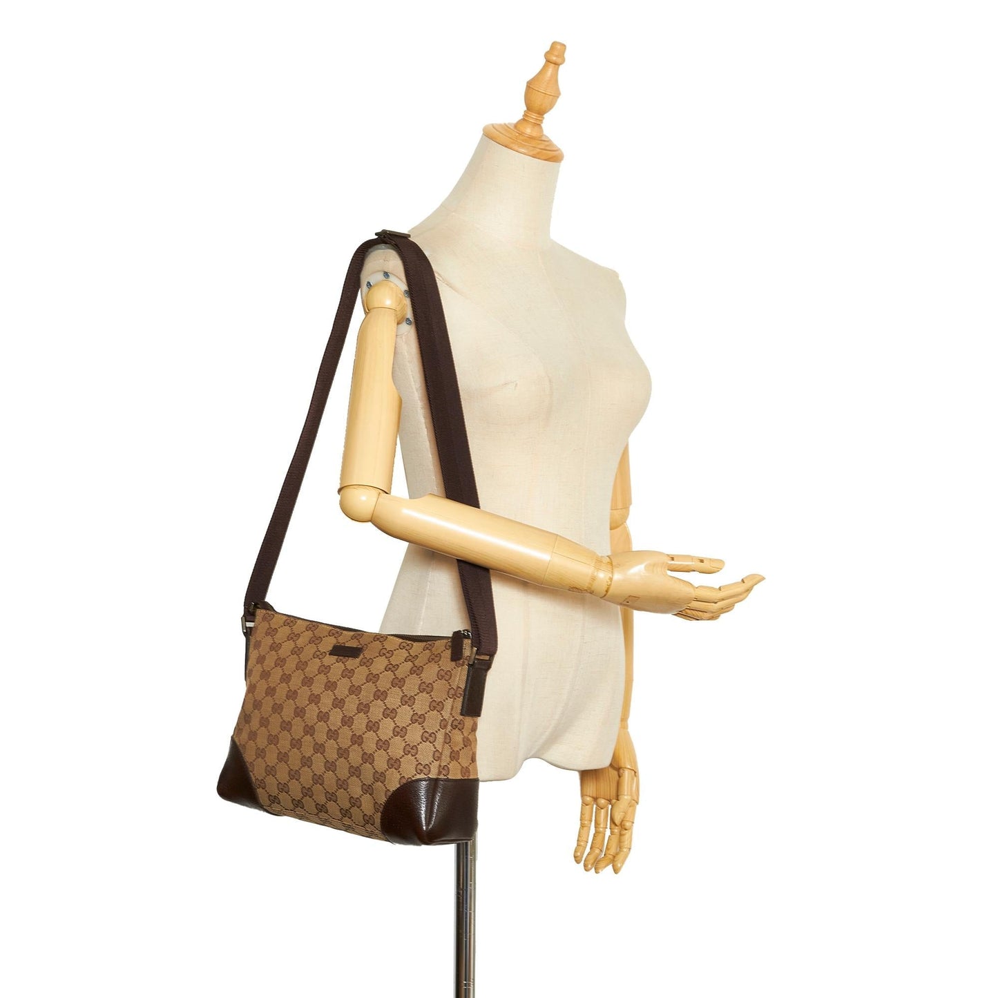 Gucci GG Canvas Crossbody (SHG-I6scNT)