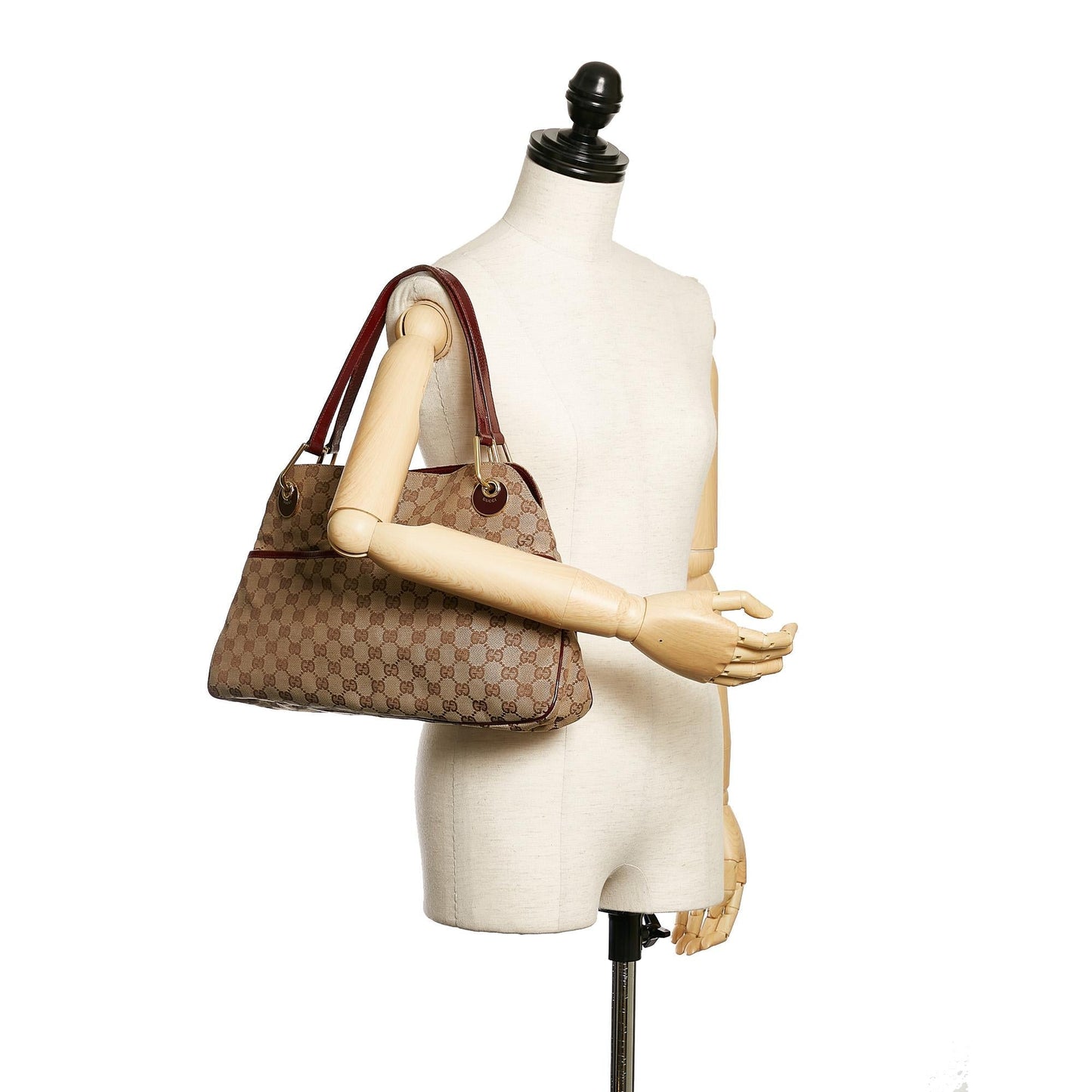 Gucci GG Canvas Eclipse Shoulder Bag (SHG-33943)