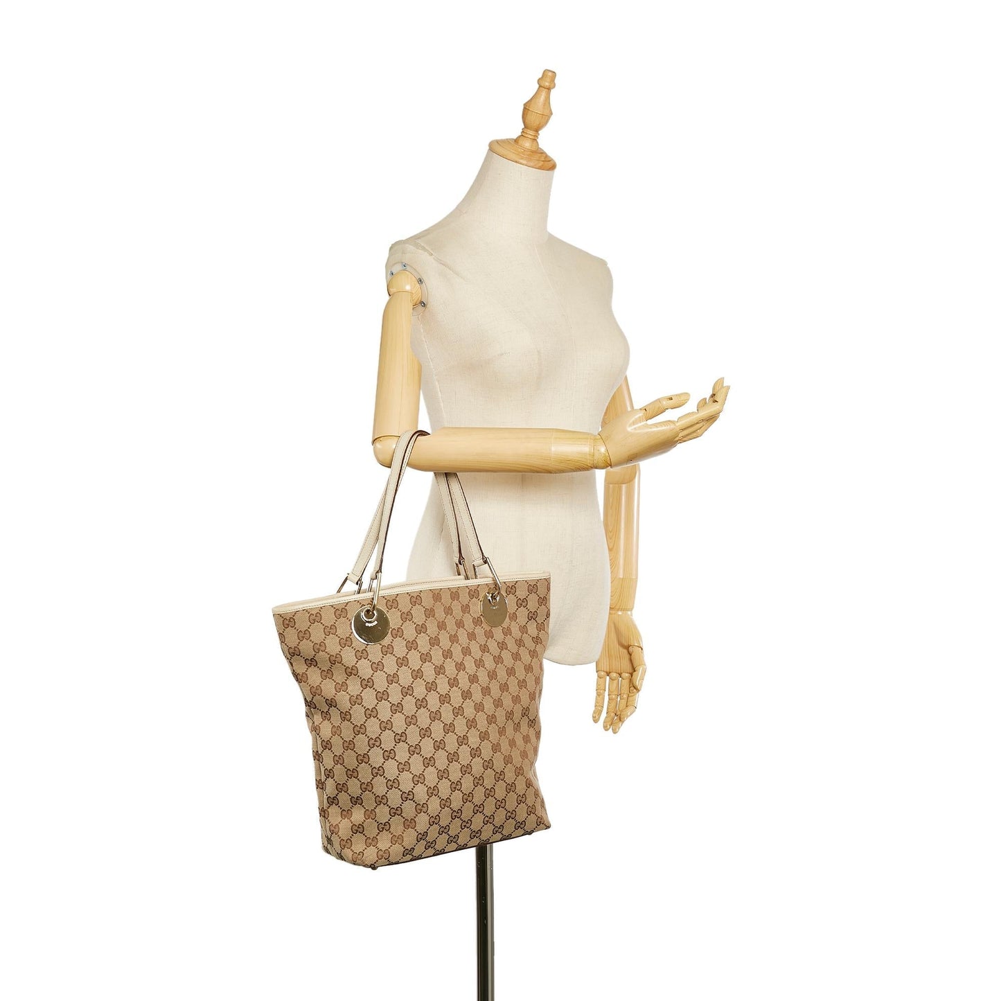 Gucci GG Canvas Eclipse Tote Bag (SHG-31932)