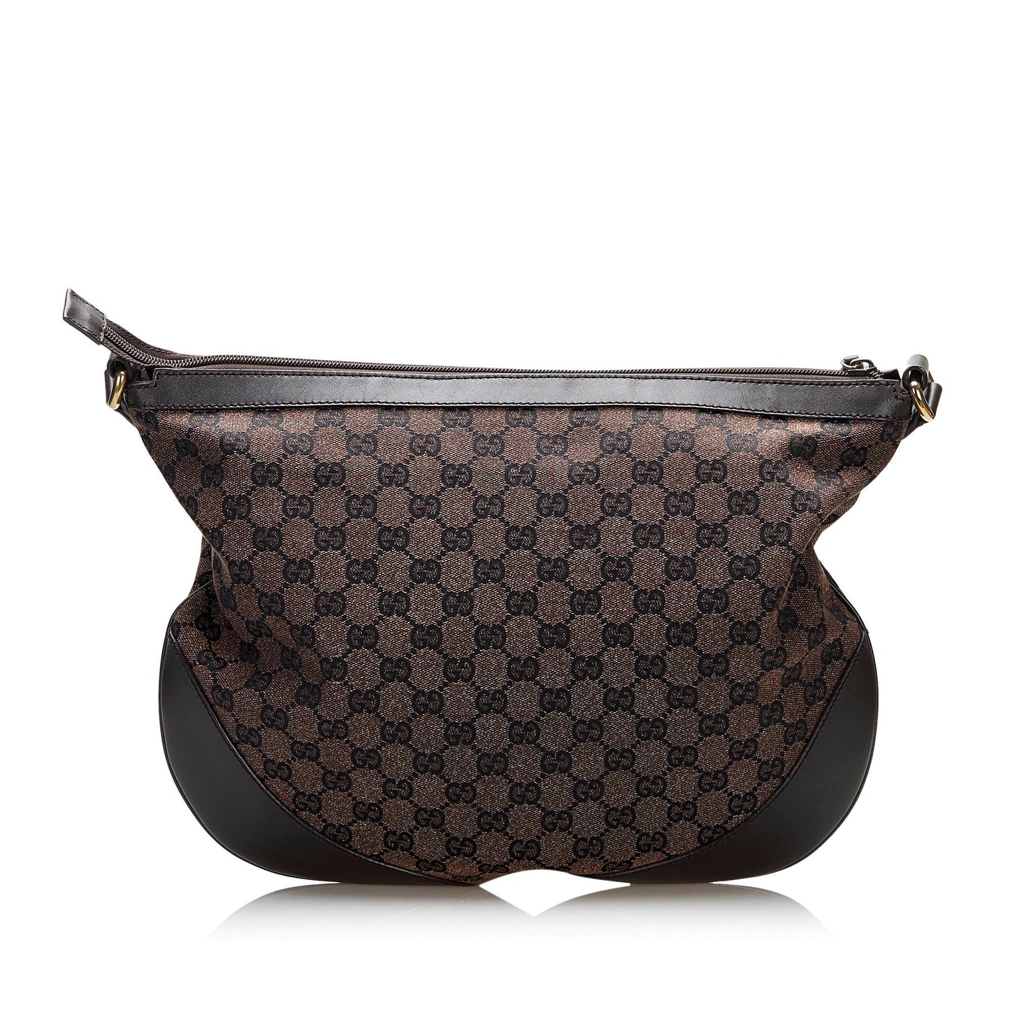 Gucci GG Canvas Half Moon Crossbody (SHG-37361)
