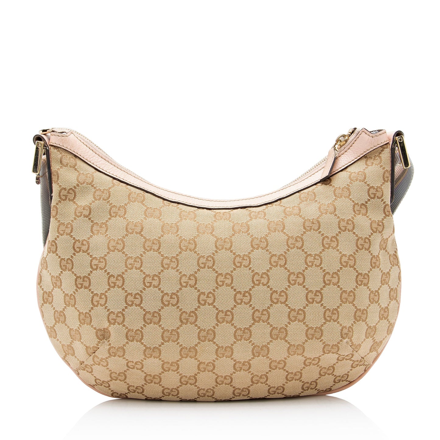 Gucci GG Canvas Half Moon Medium Messenger Bag (SHF-3lgdQ3)