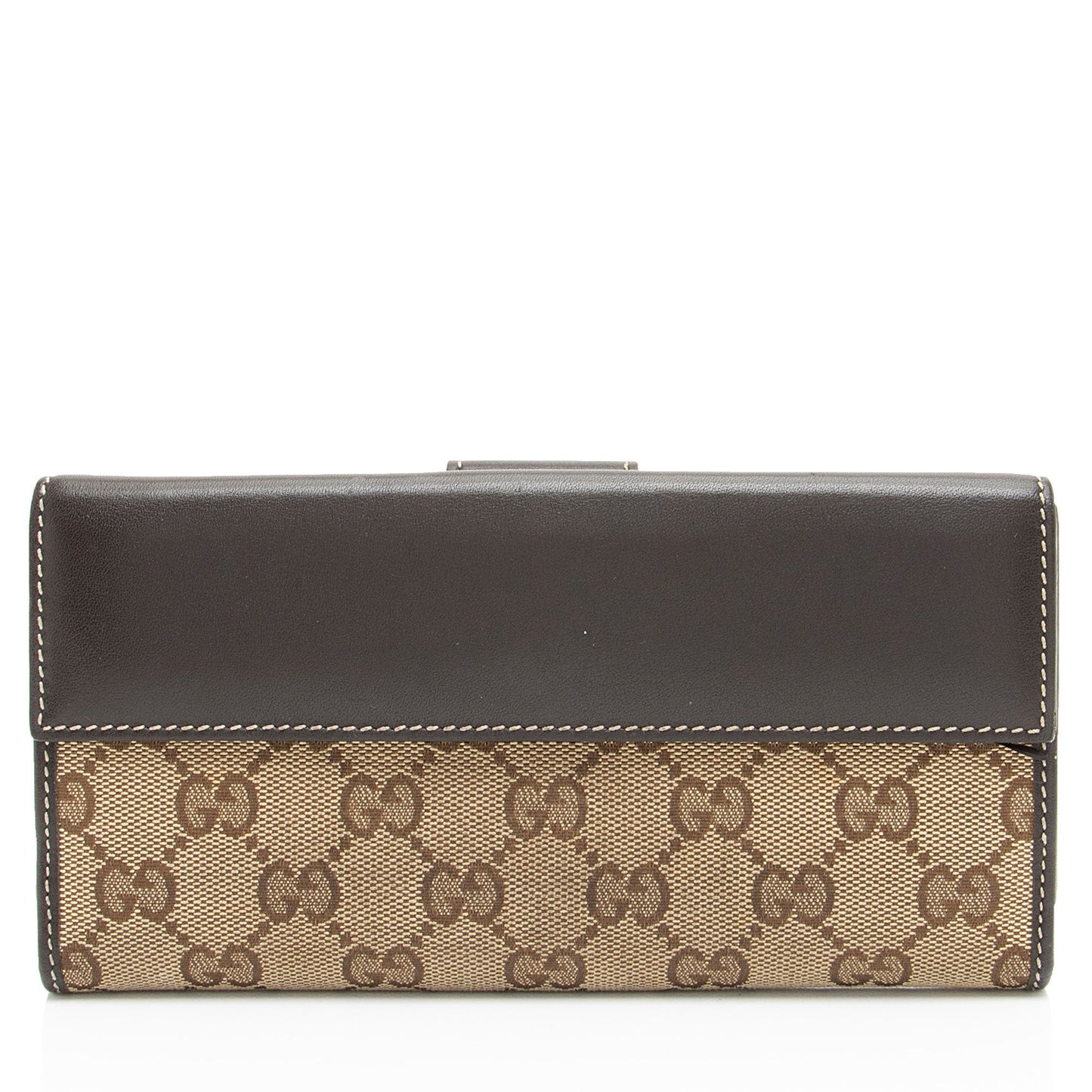 Gucci GG Canvas Heart Script Continental Wallet