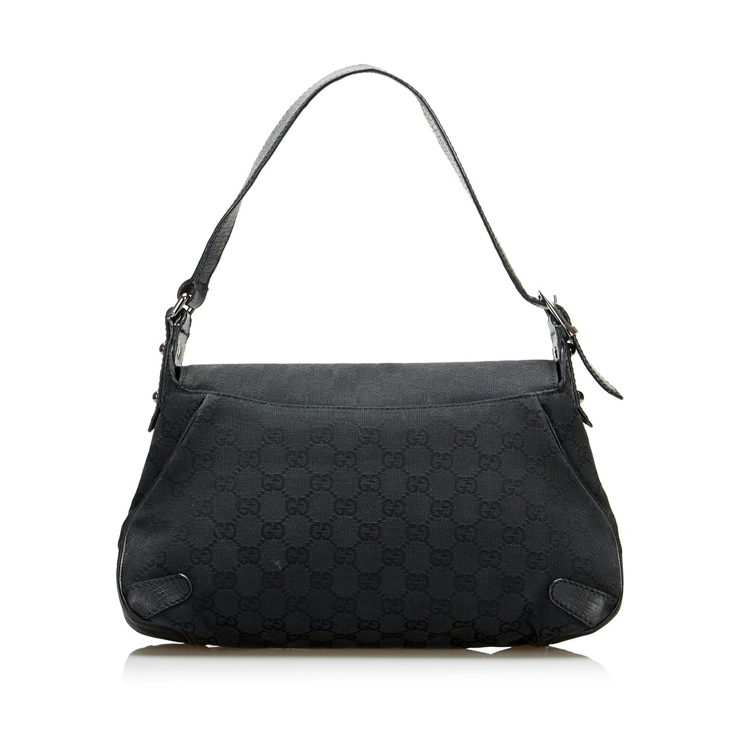 Gucci GG Canvas Horsebit Shoulder Bag (SHG-Tiyfj5)
