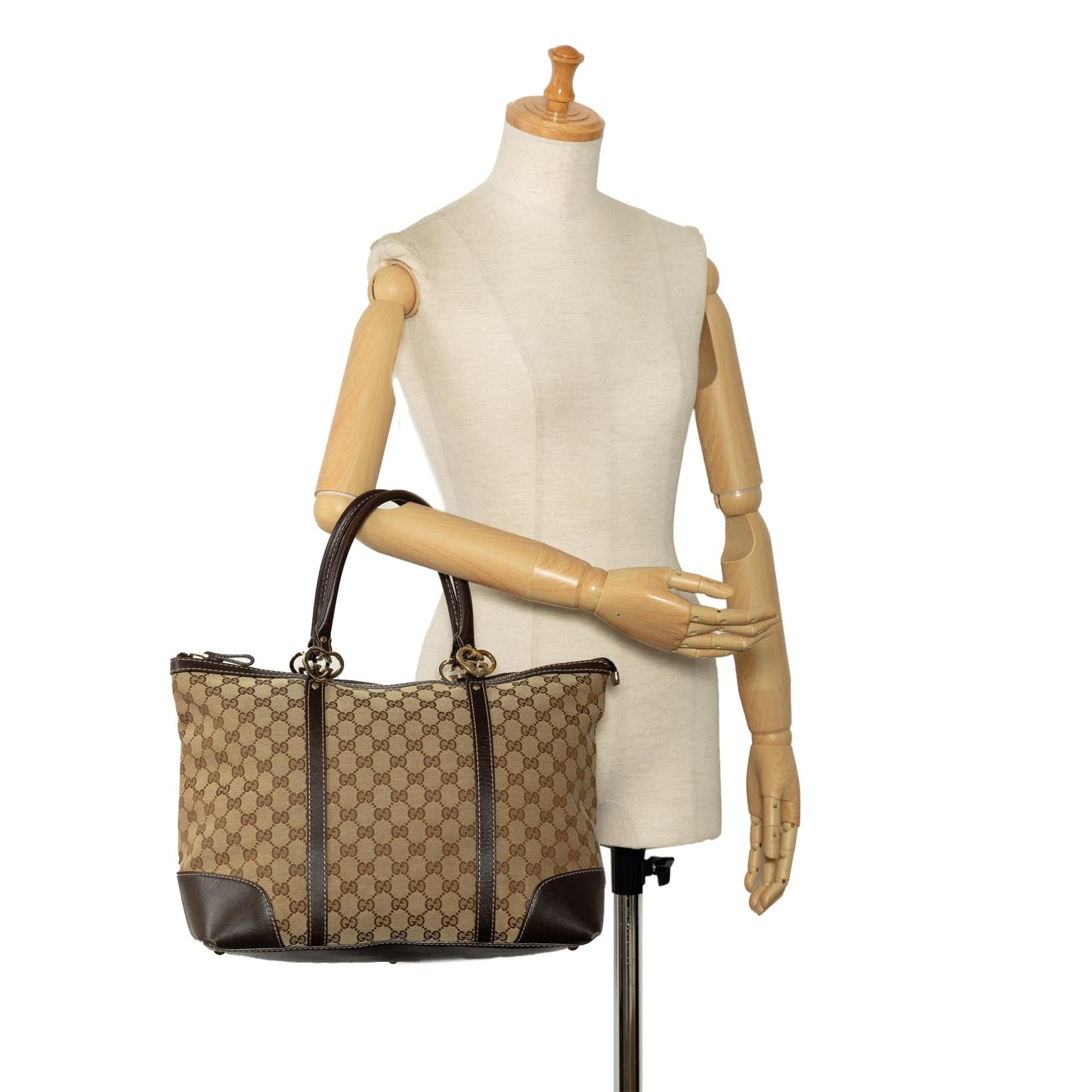 Gucci GG Canvas Lovely Tote Bag (SHG-r7dnS7)
