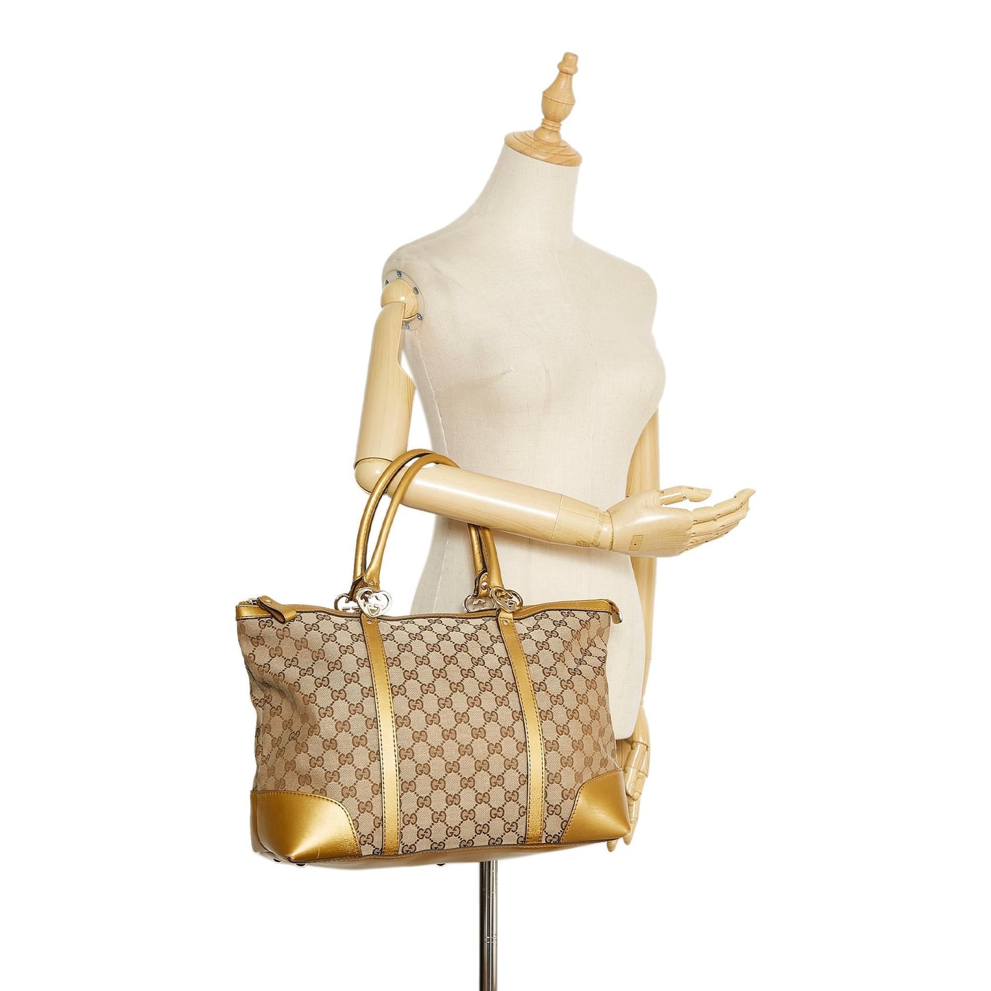 Gucci GG Canvas Lovely Tote (SHG-ekbP7z)