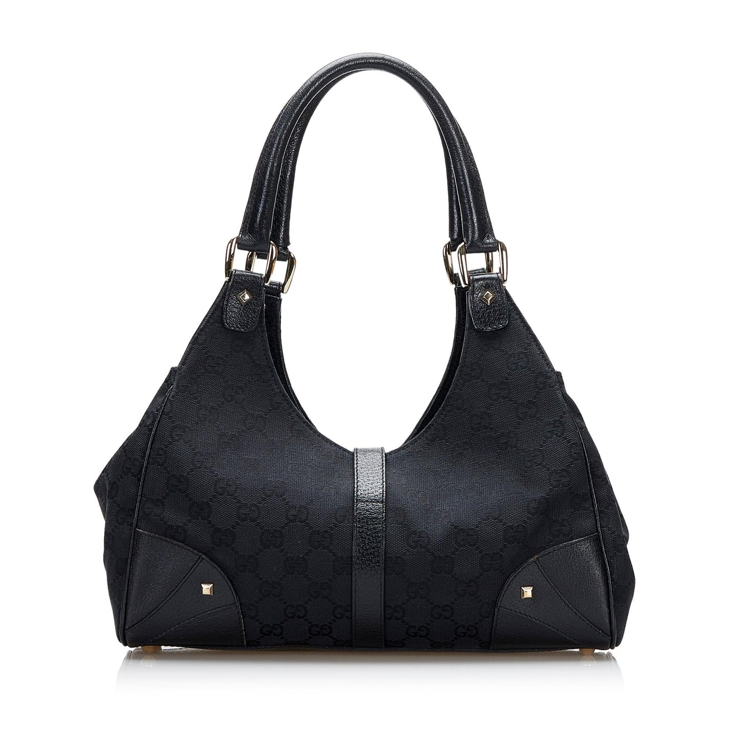 Gucci GG Canvas Nailhead Jackie O (SHG-EBR2Lv)