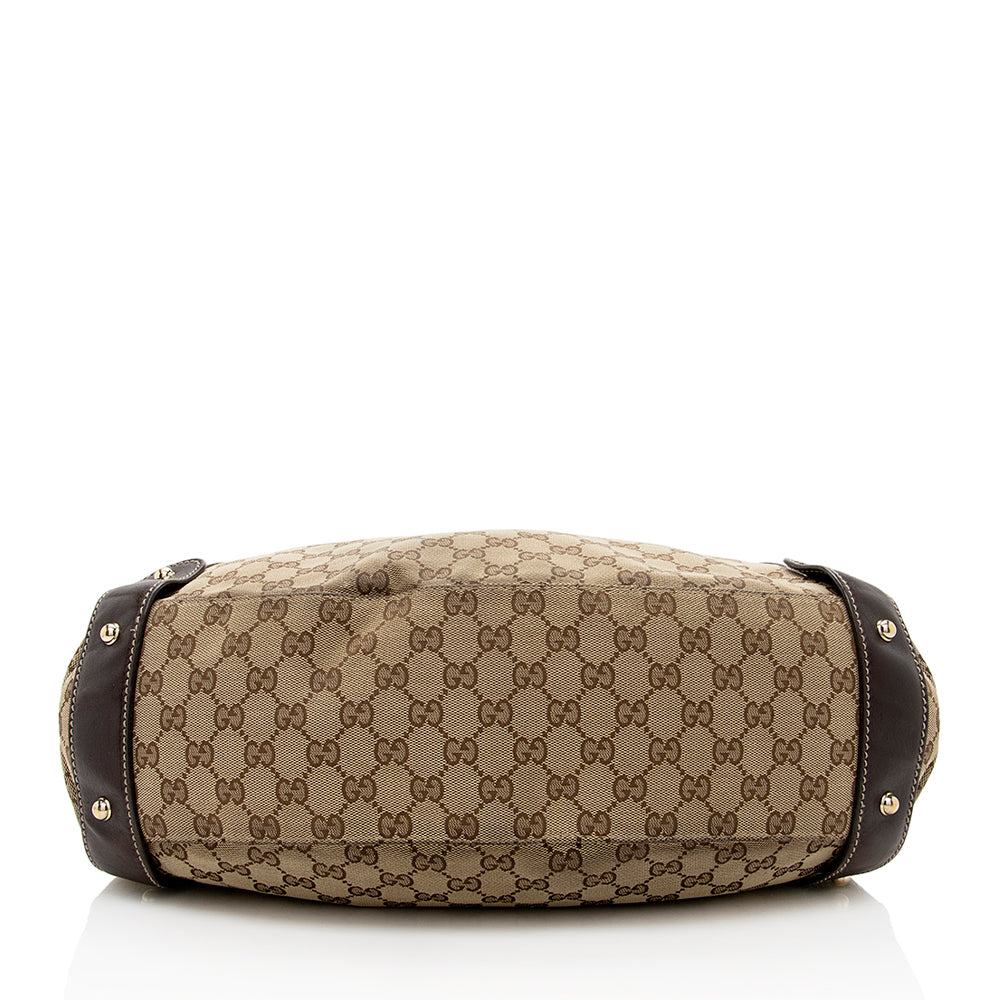 Gucci GG Canvas Pelham Medium Shoulder Bag (SHF-18596)