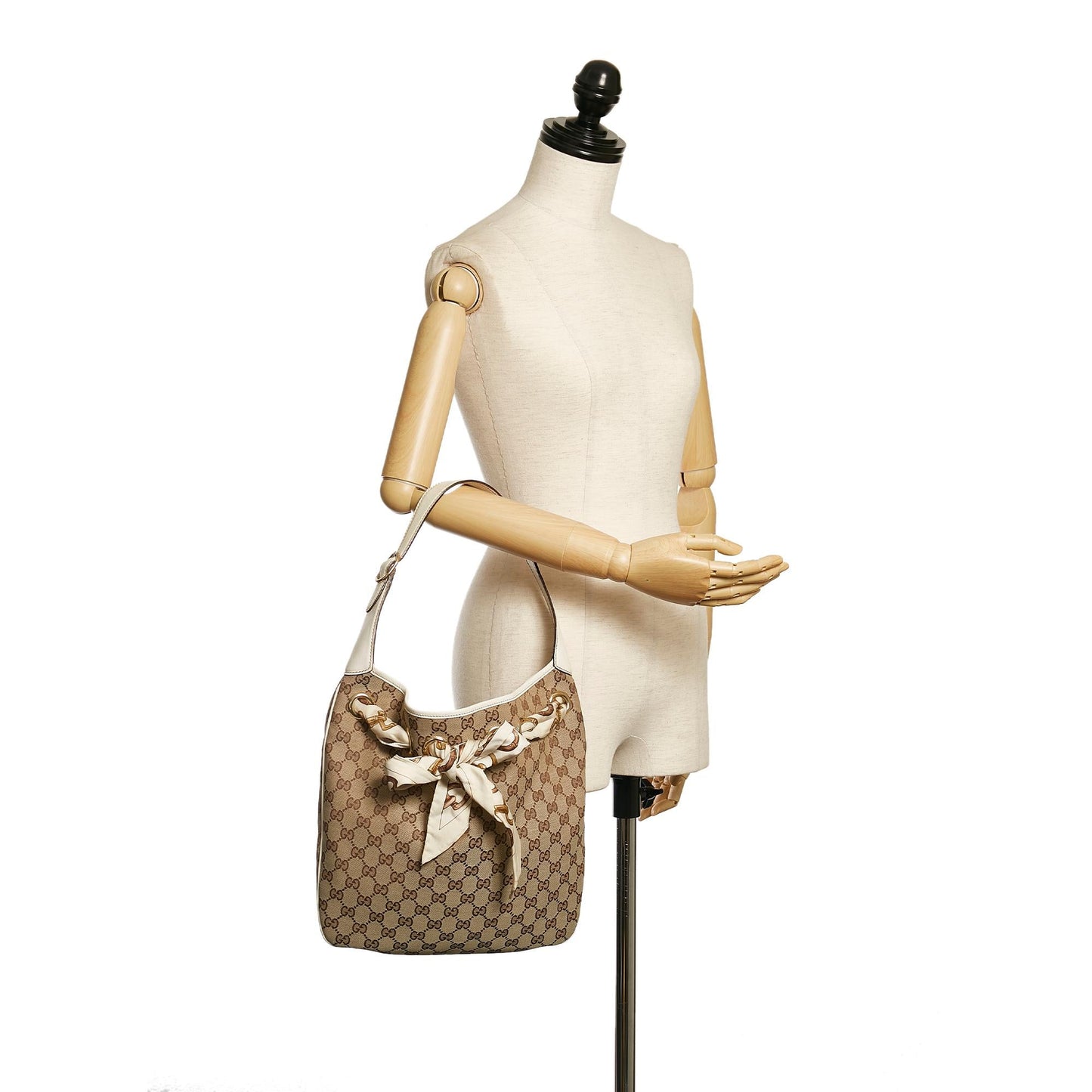 Gucci GG Canvas Positano Hobo Bag (SHG-34348)