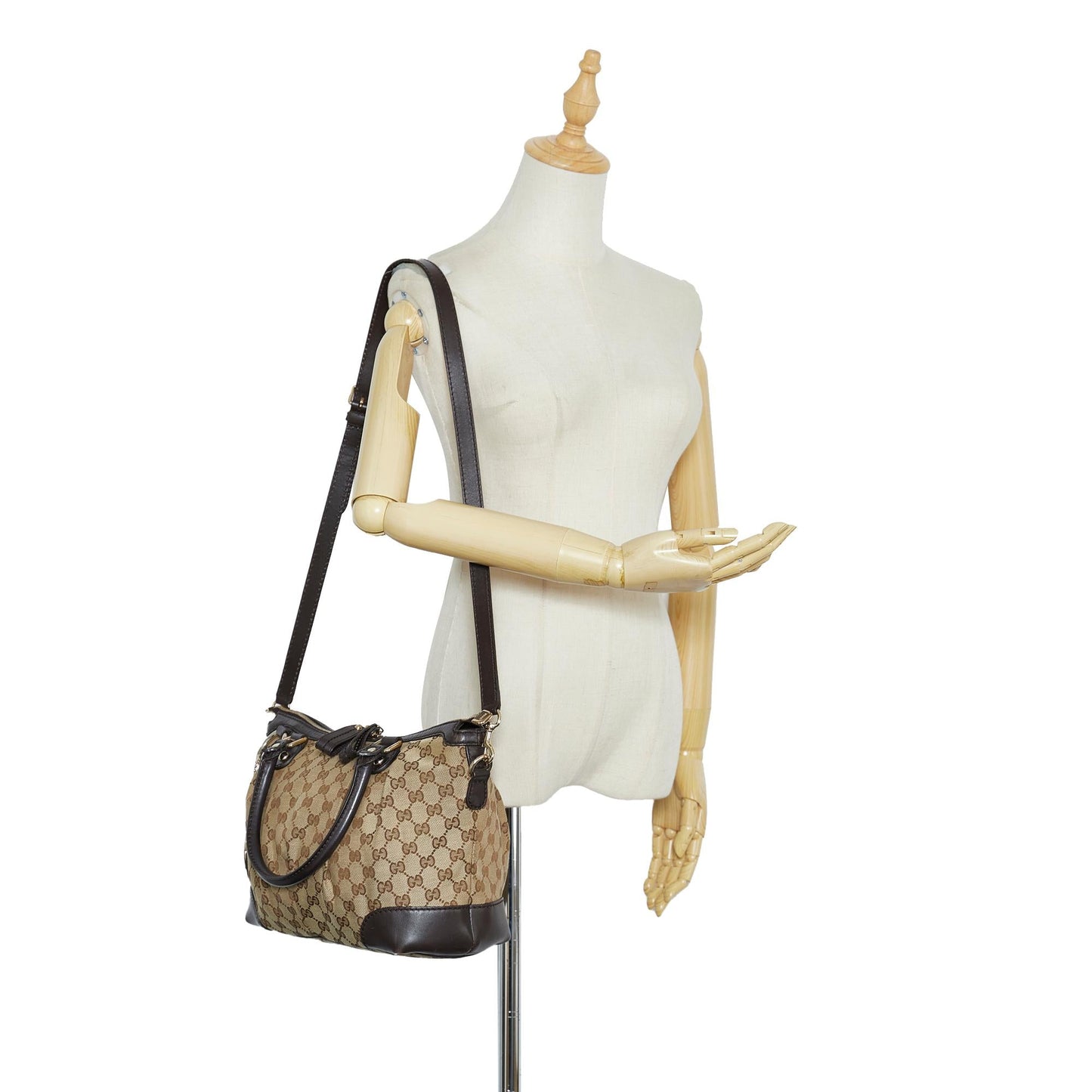 Gucci GG Canvas Sukey Satchel (SHG-O2Zpoa)