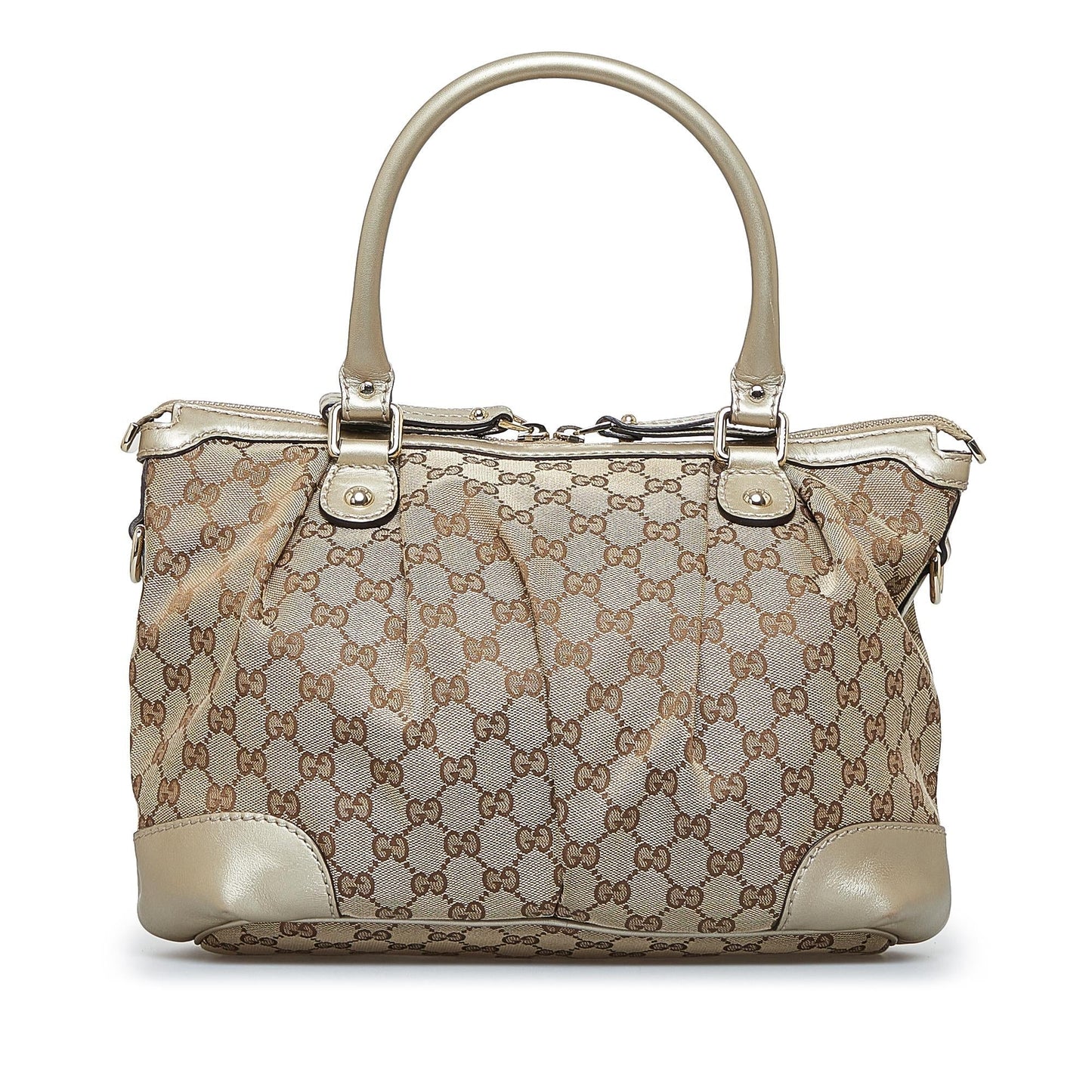 Gucci GG Canvas Sukey Satchel (SHG-Qp9hPO)