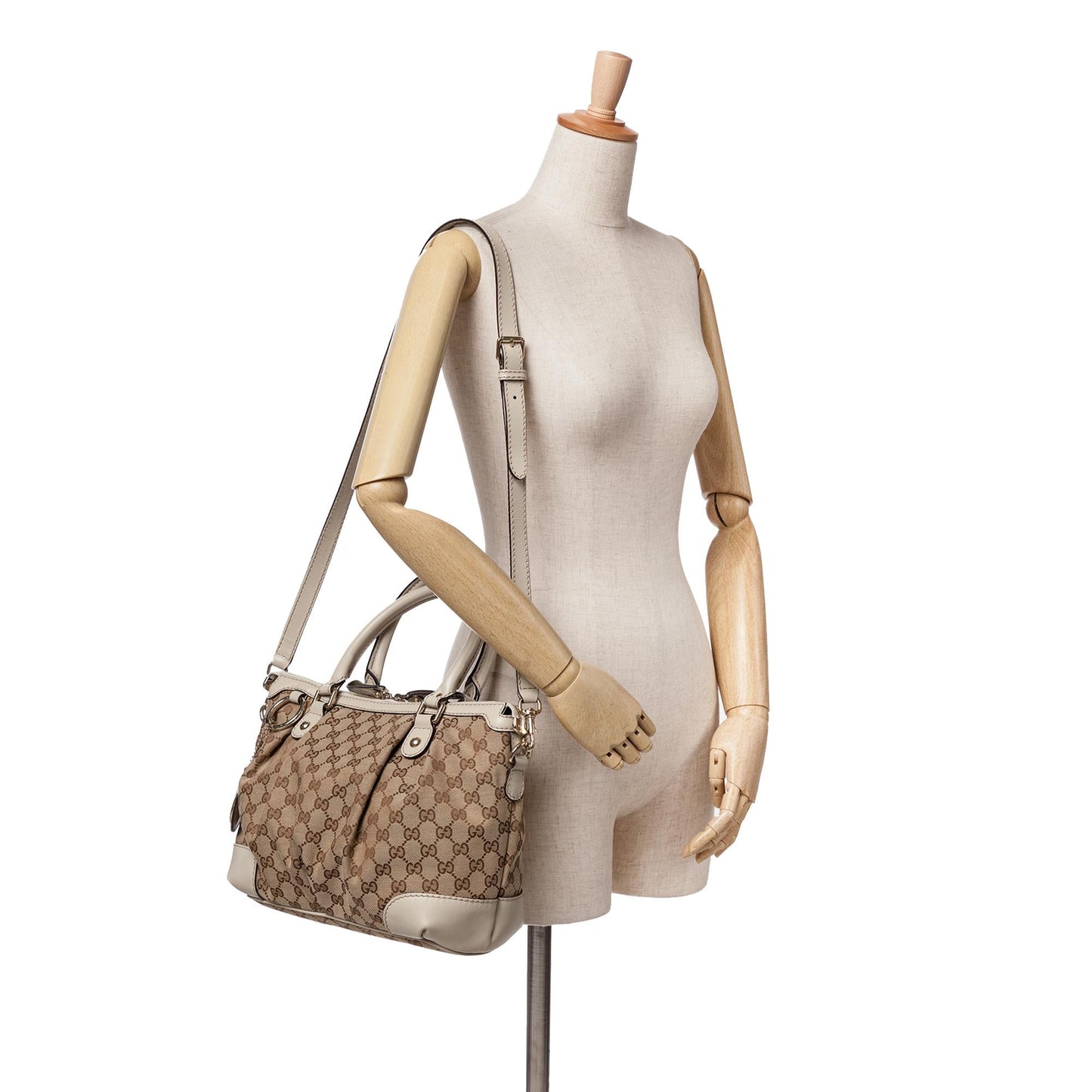 Gucci GG Canvas Sukey Satchel