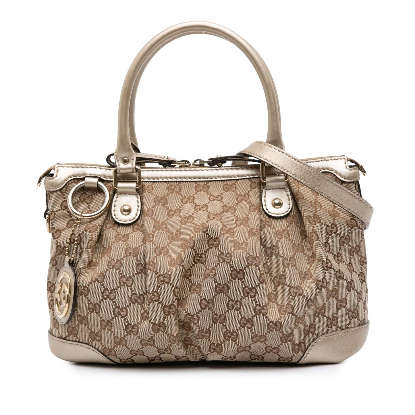 Gucci GG Canvas Sukey Satchel