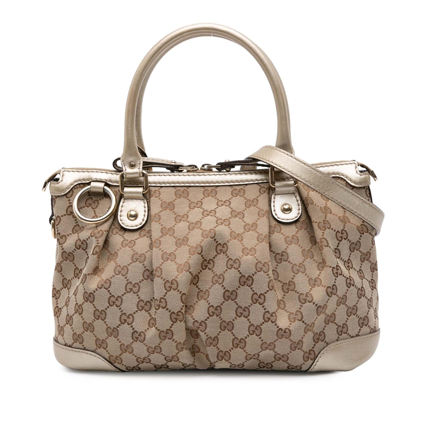 Gucci GG Canvas Sukey Satchel