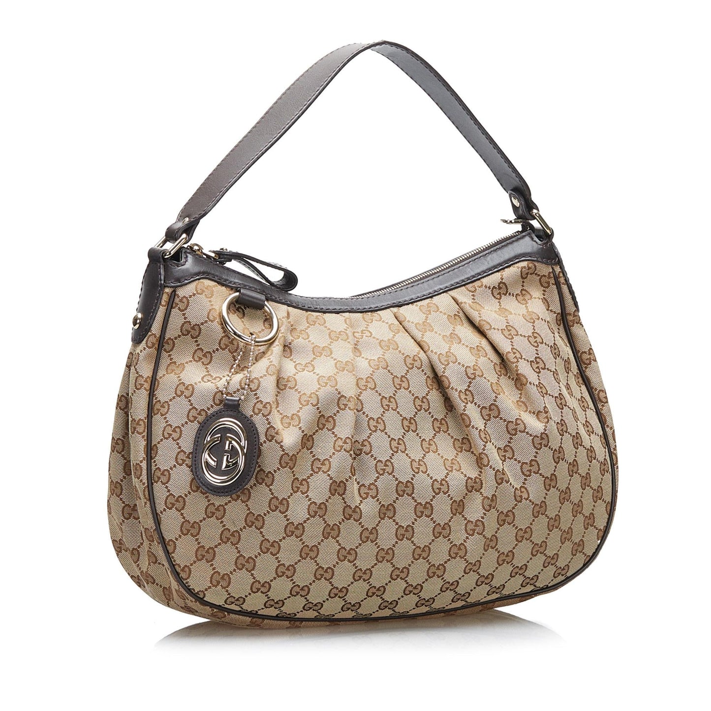 Gucci GG Canvas Sukey Shoulder Bag (SHG-PeWYIq)