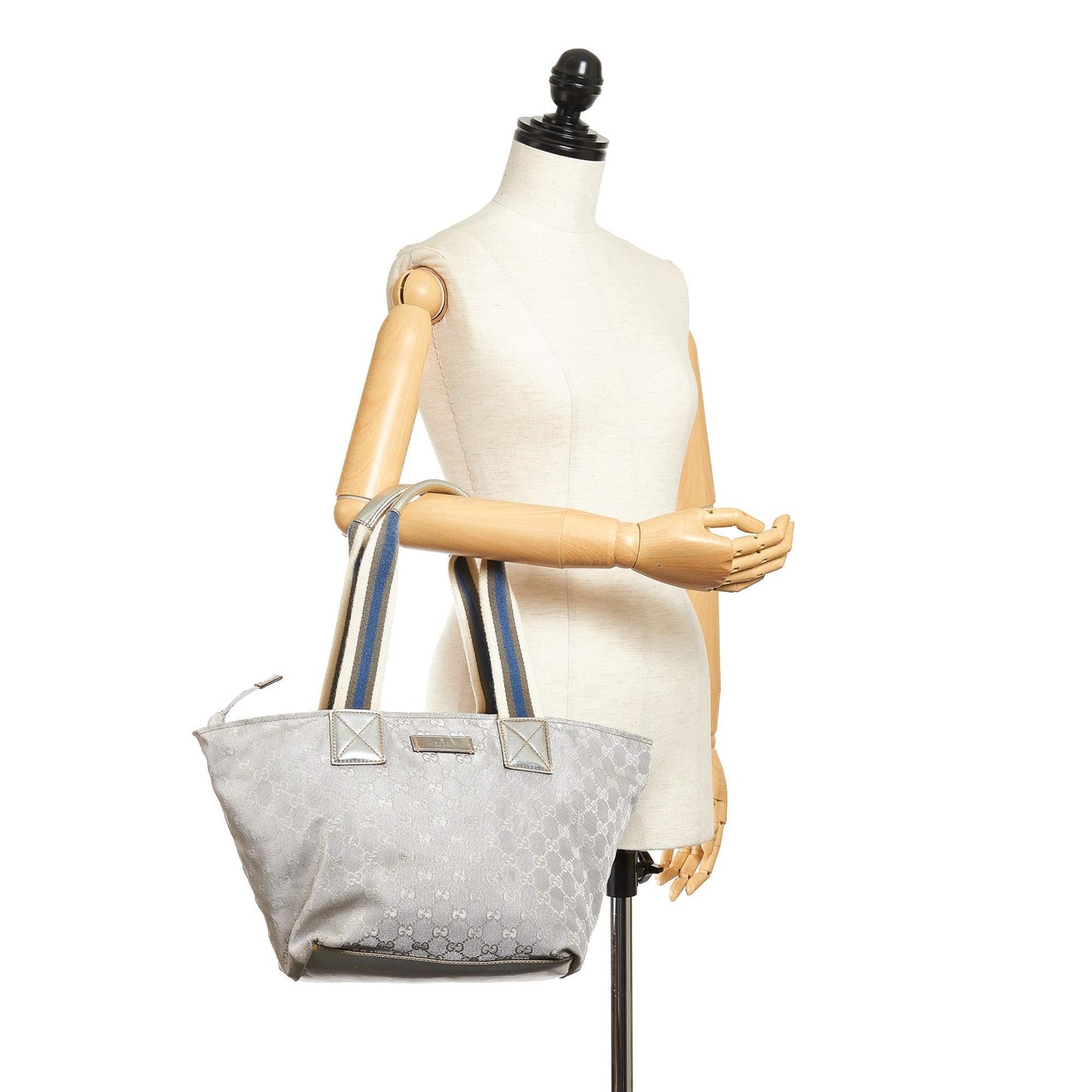 Gucci GG Canvas Web Handbag (SHG-32739)