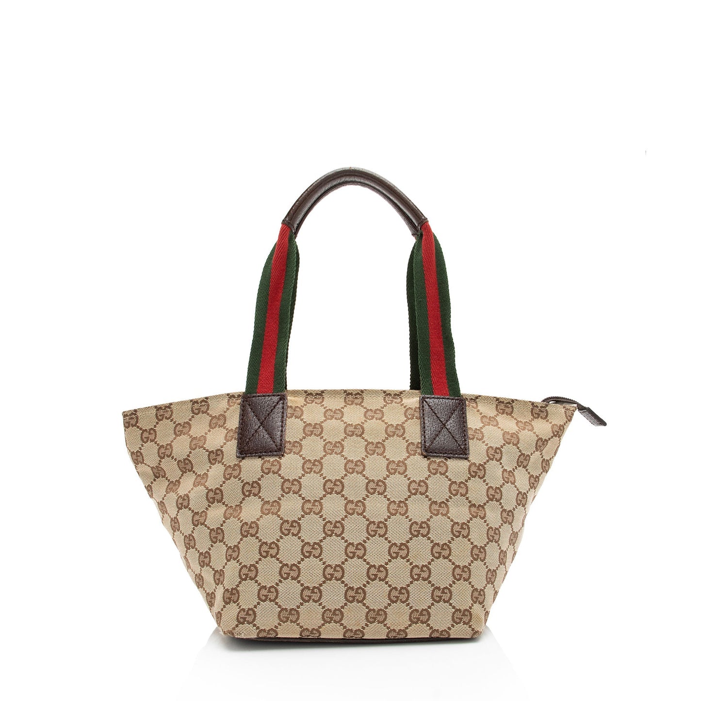 Gucci GG Canvas Web Small Tote (SHF-zJSZ0v)