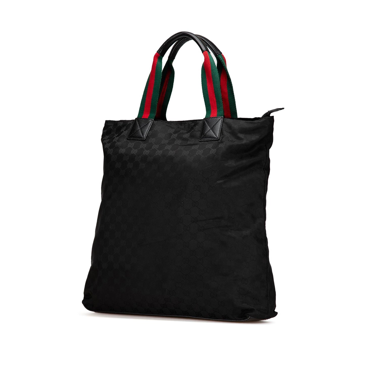 Gucci GG Canvas Web Tote (SHG-Bre2Uc)