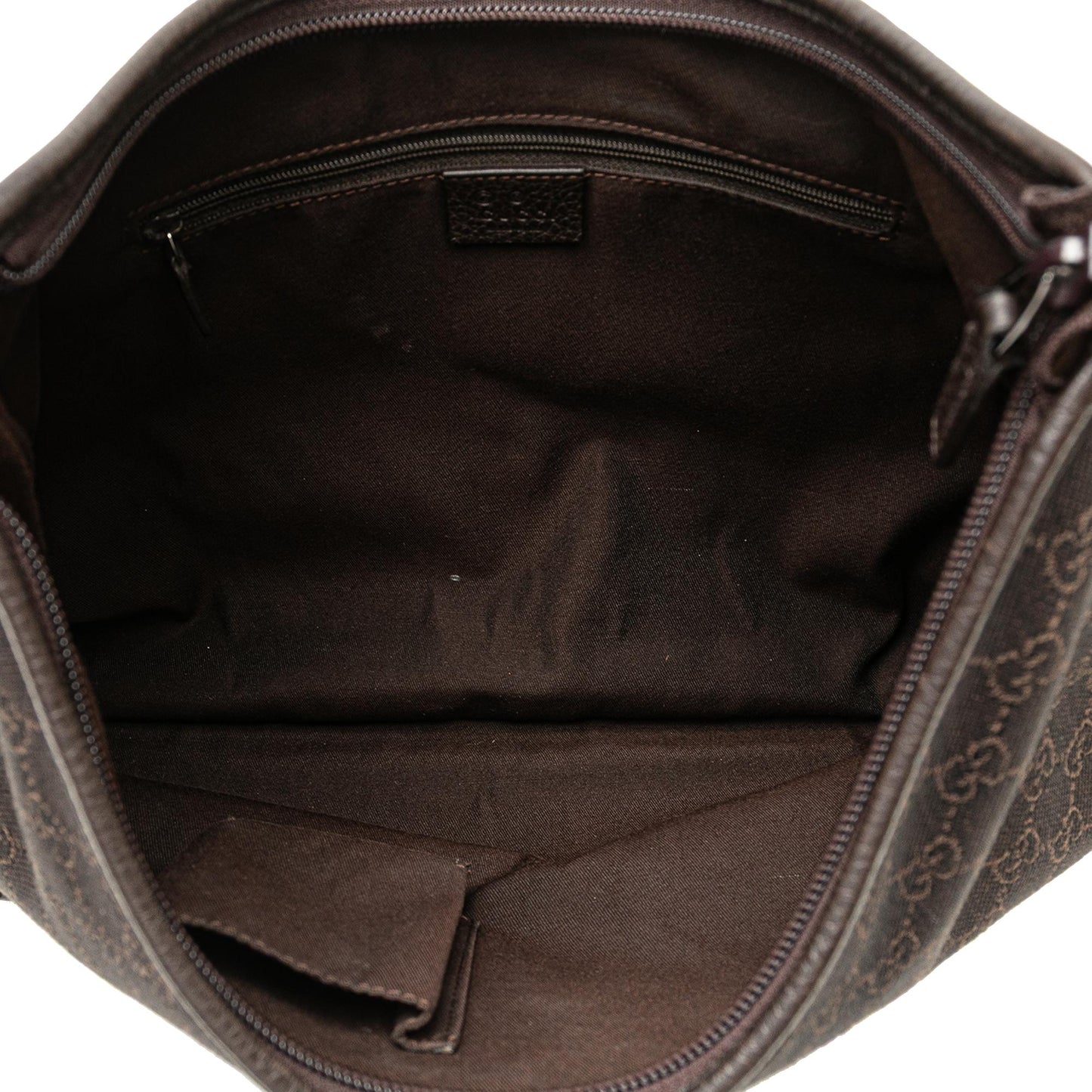 Gucci GG Denim Abbey D Ring Shoulder Bag