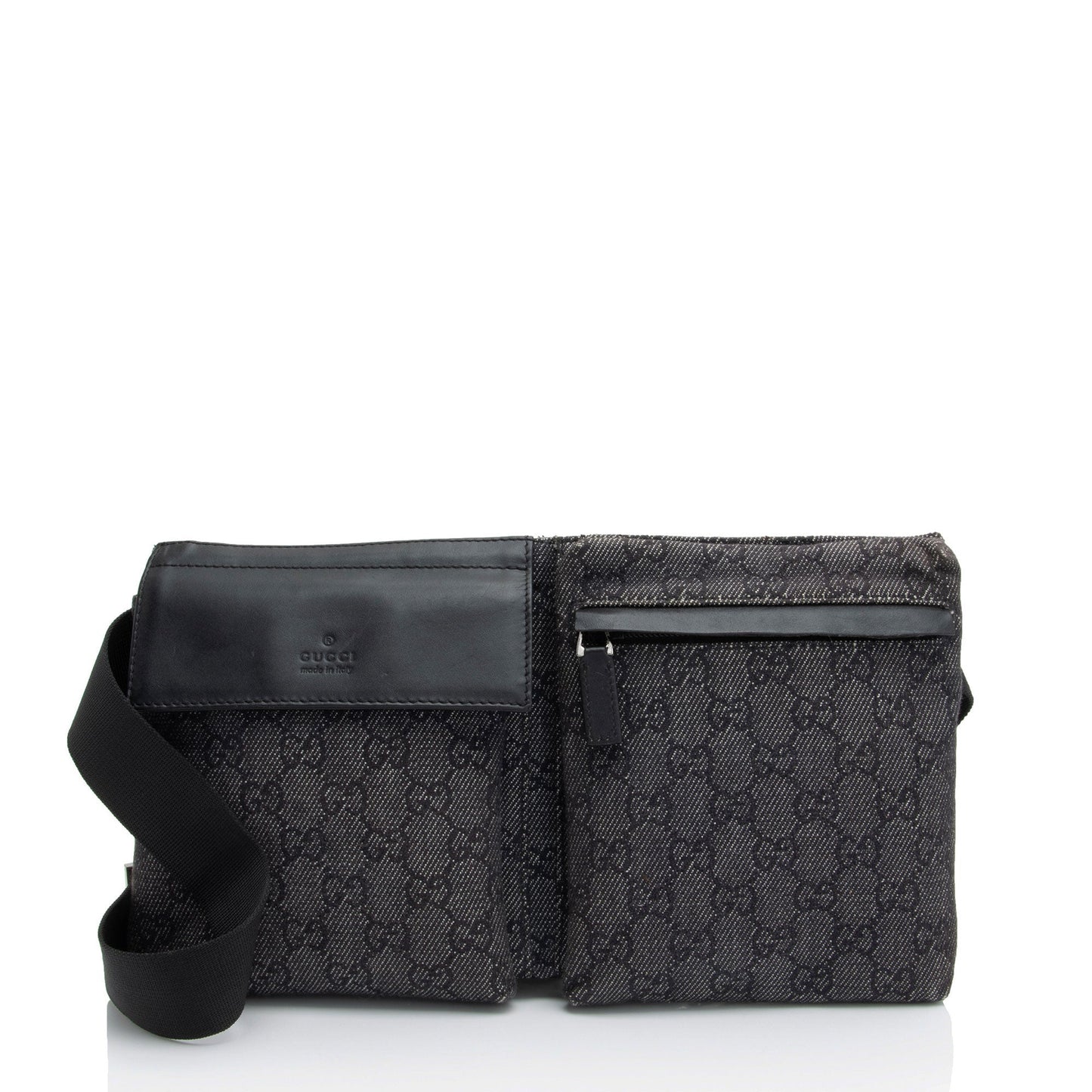 Gucci GG Denim Belt Bag (SHF-t5lFV4)