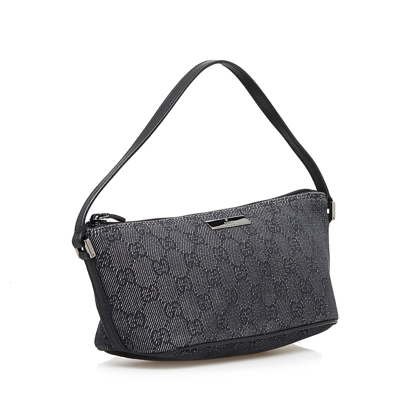 Gucci GG Denim Boat Baguette (SHG-2yQjKr)