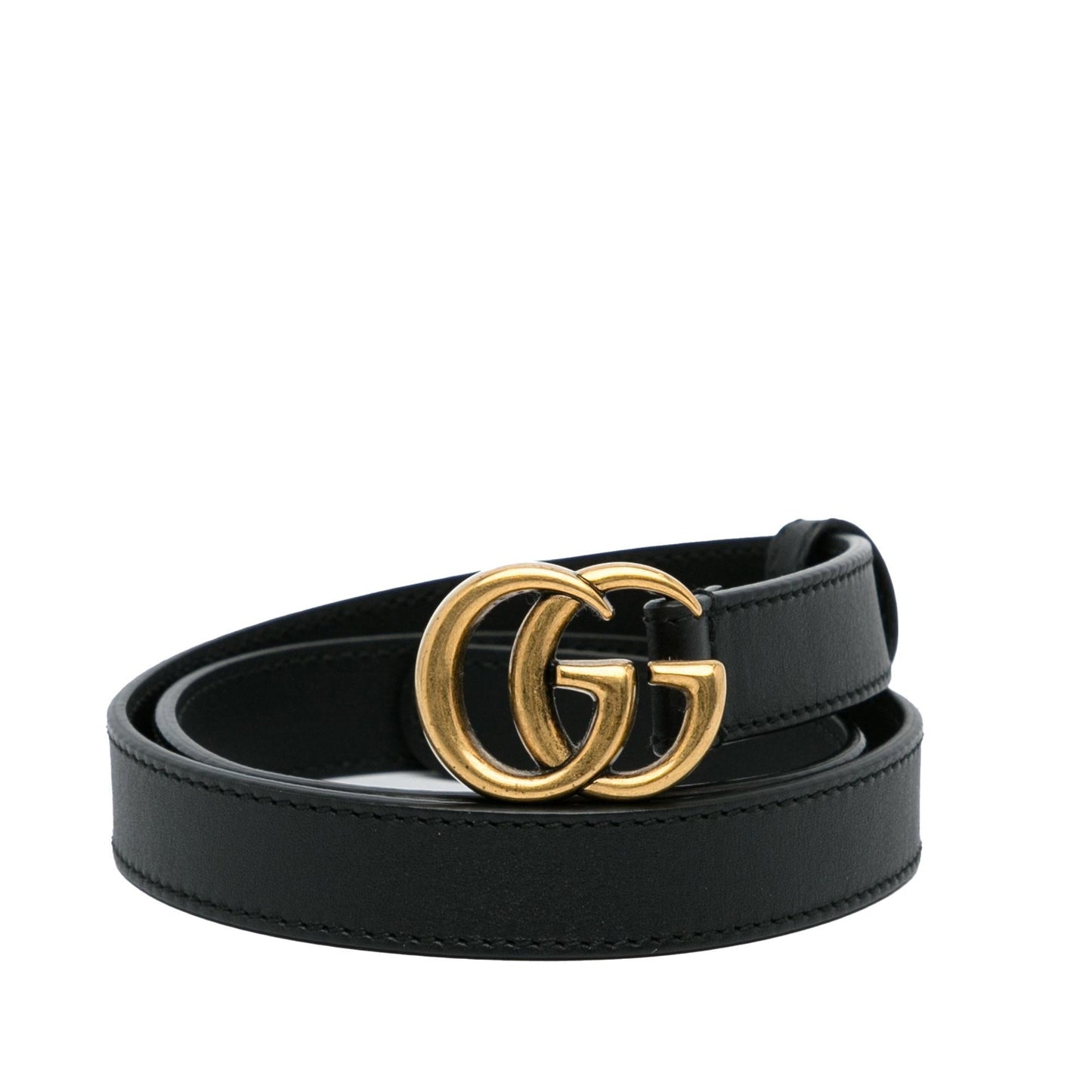 Gucci GG Marmont Leather Belt - 28 / 70.00 (SHG-3VehxJ)