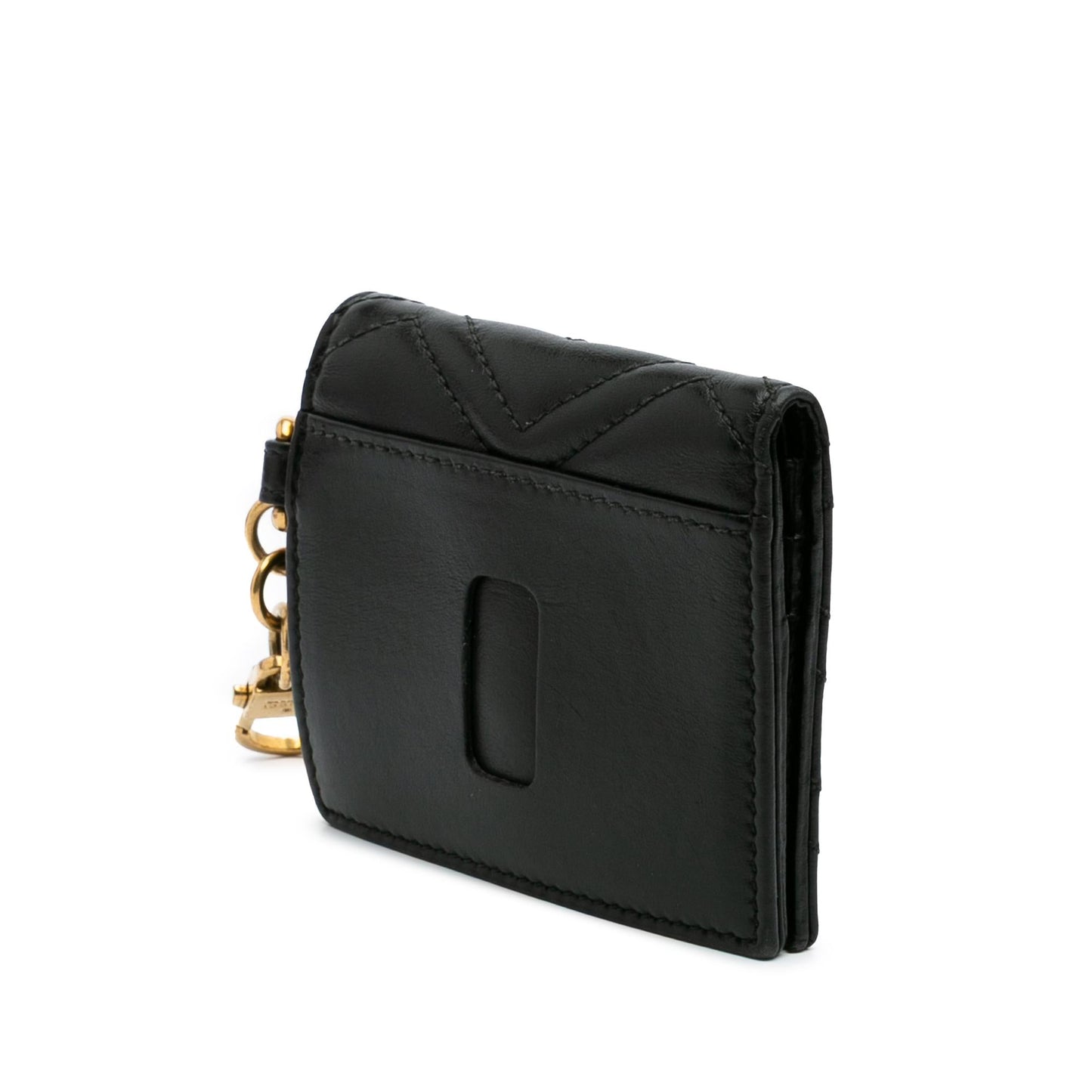 Gucci GG Marmont Matelasse Leather Card Holder