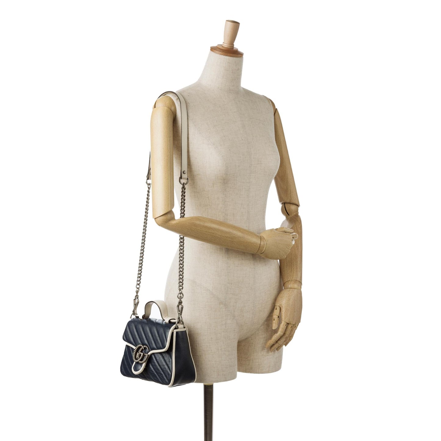 Gucci GG Marmont Torchon Satchel (SHG-om4f9H)