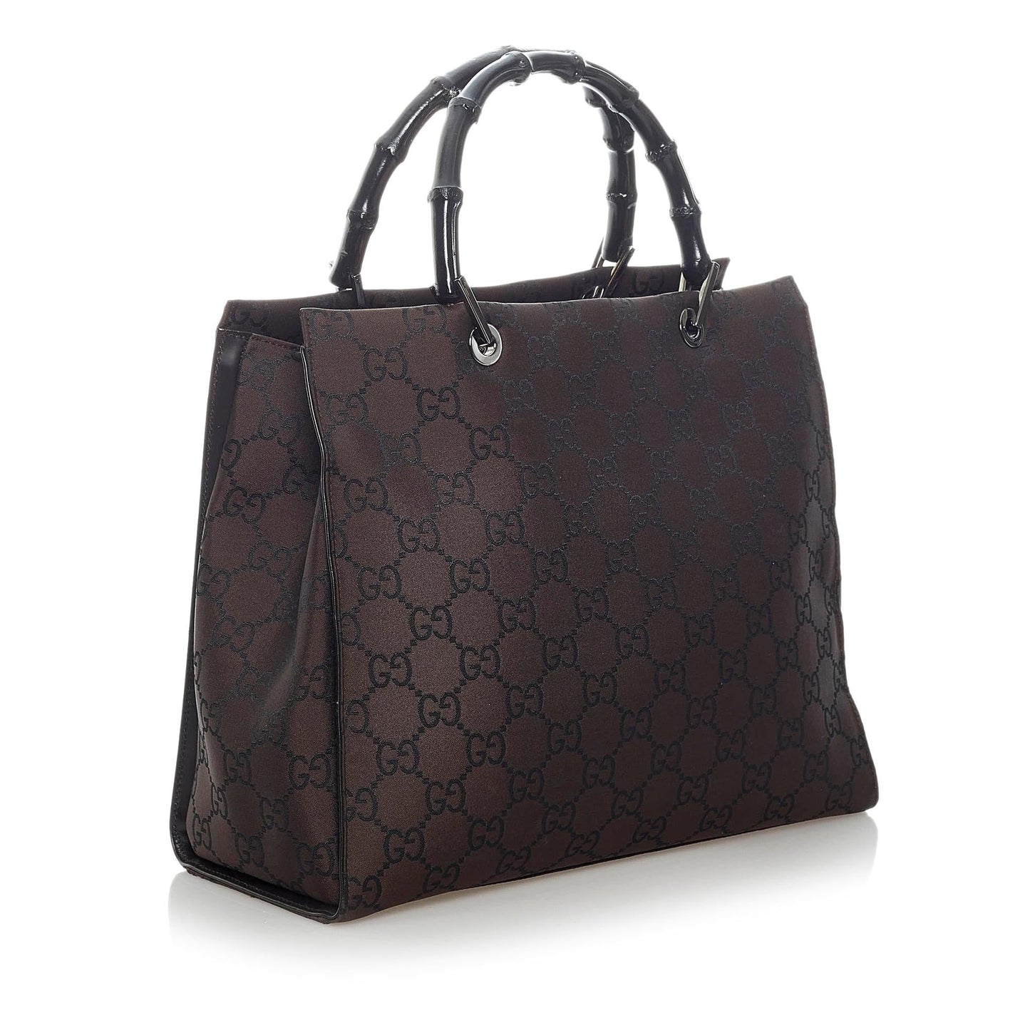 Gucci GG Nylon Bamboo Tote Bag (SHG-32804)