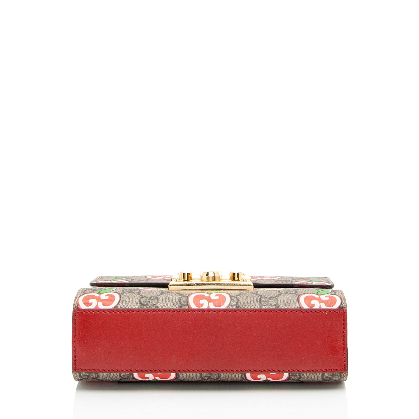 Gucci GG Supreme Apple Padlock Small Shoulder Bag