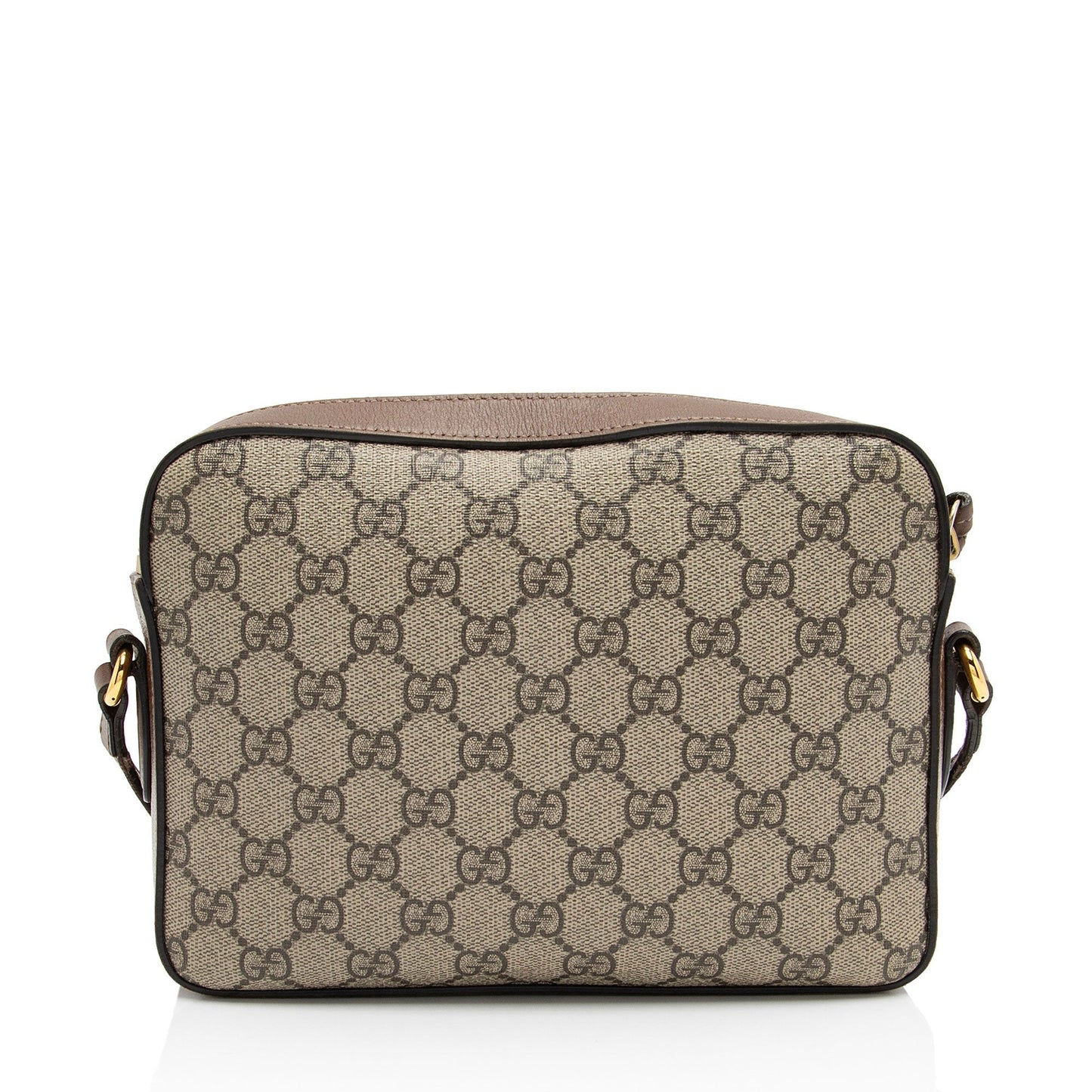 Gucci GG Supreme Calfskin Horsebit 1955 Small Shoulder Bag (SHF-BWc4W6)