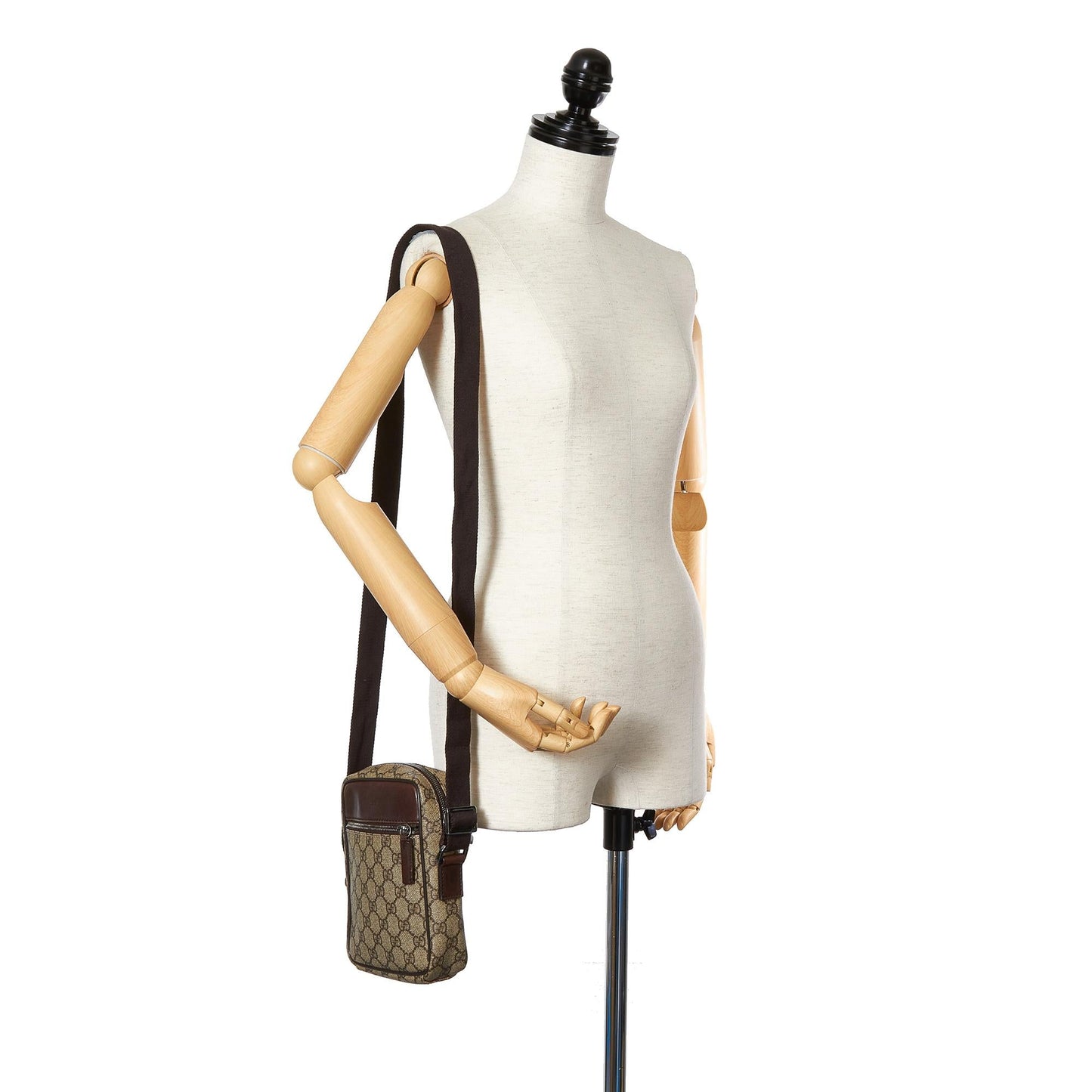 Gucci GG Supreme Crossbody Bag (SHG-24910)