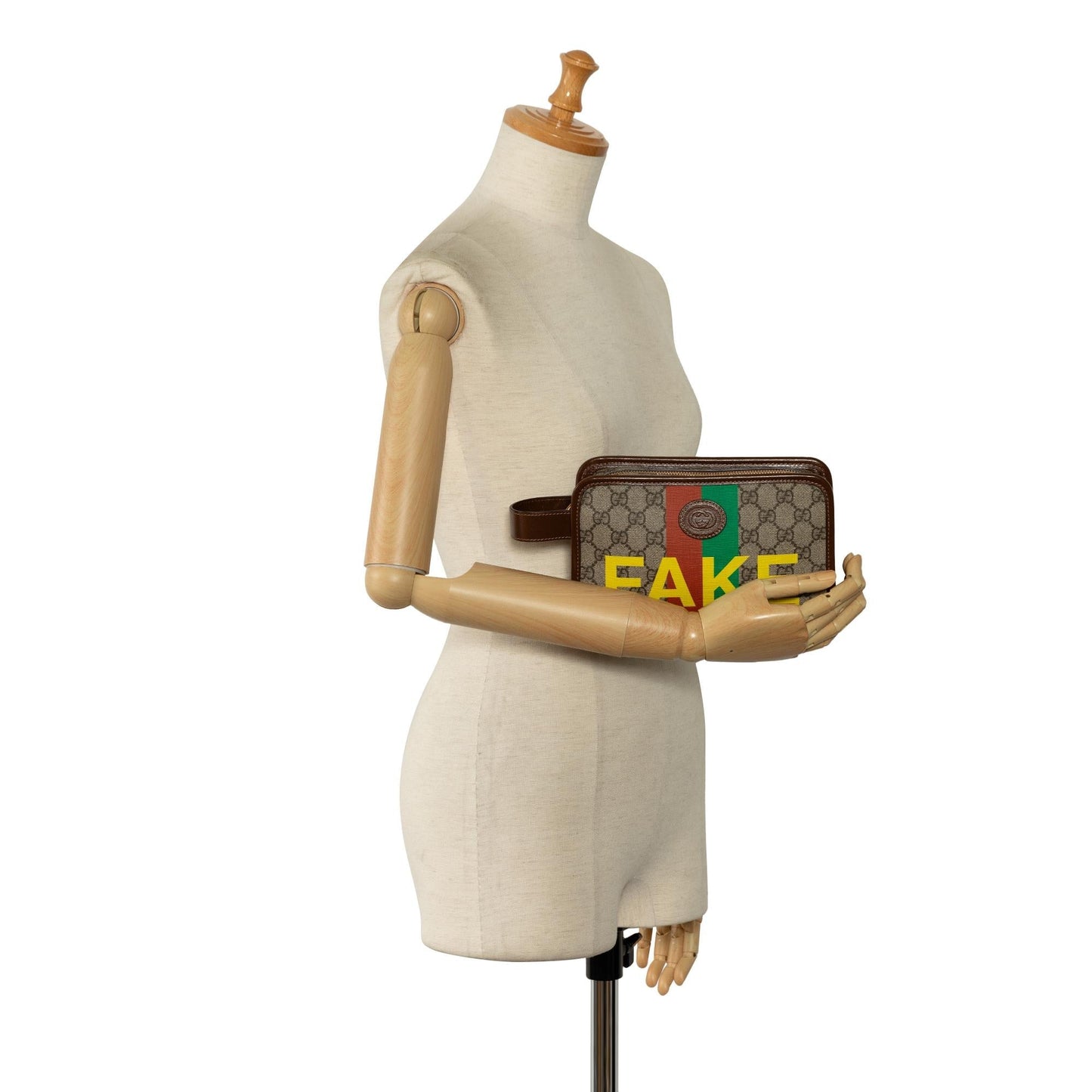 Gucci GG Supreme Fake/Not Cosmetic Pouch (SHG-01esex)