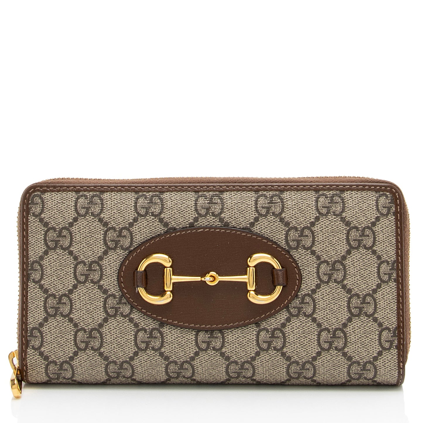 Gucci GG Supreme Horsebit 1955 Zip Around Wallet (SHF-nmmLcz)