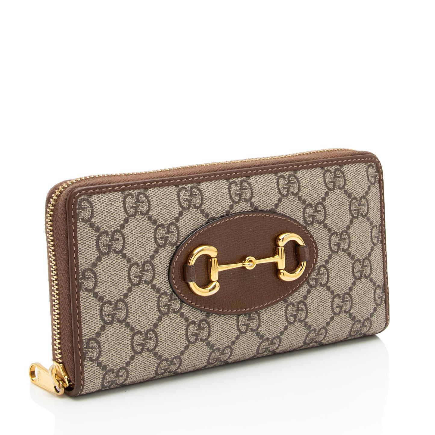 Gucci GG Supreme Horsebit 1955 Zip Around Wallet (SHF-nmmLcz)