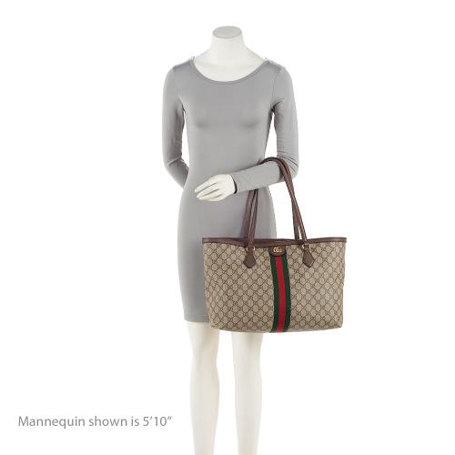 Gucci GG Supreme Ophidia Medium Shopping Tote (SHF-22624)