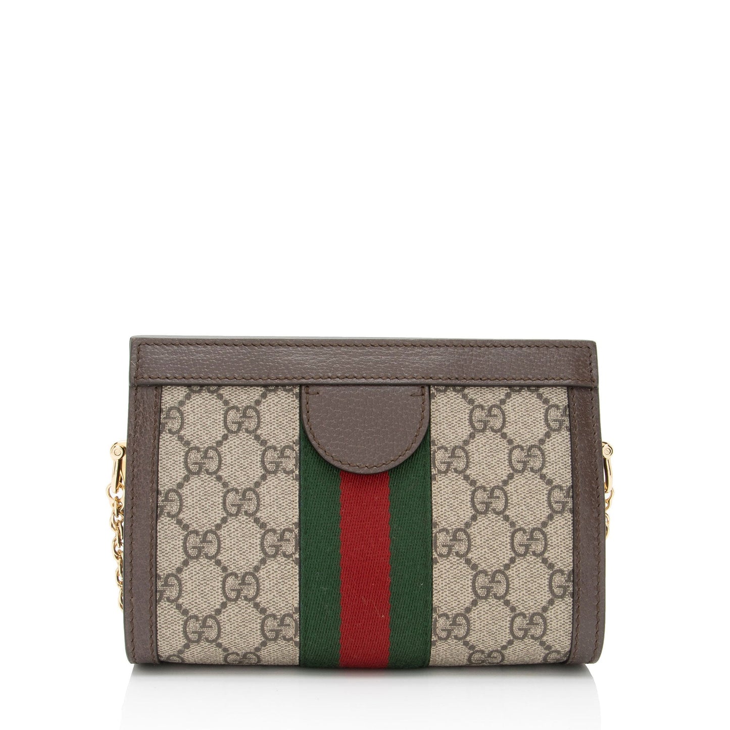 Gucci GG Supreme Ophidia Mini Chain Shoulder Bag (SHF-x5jQ2H)